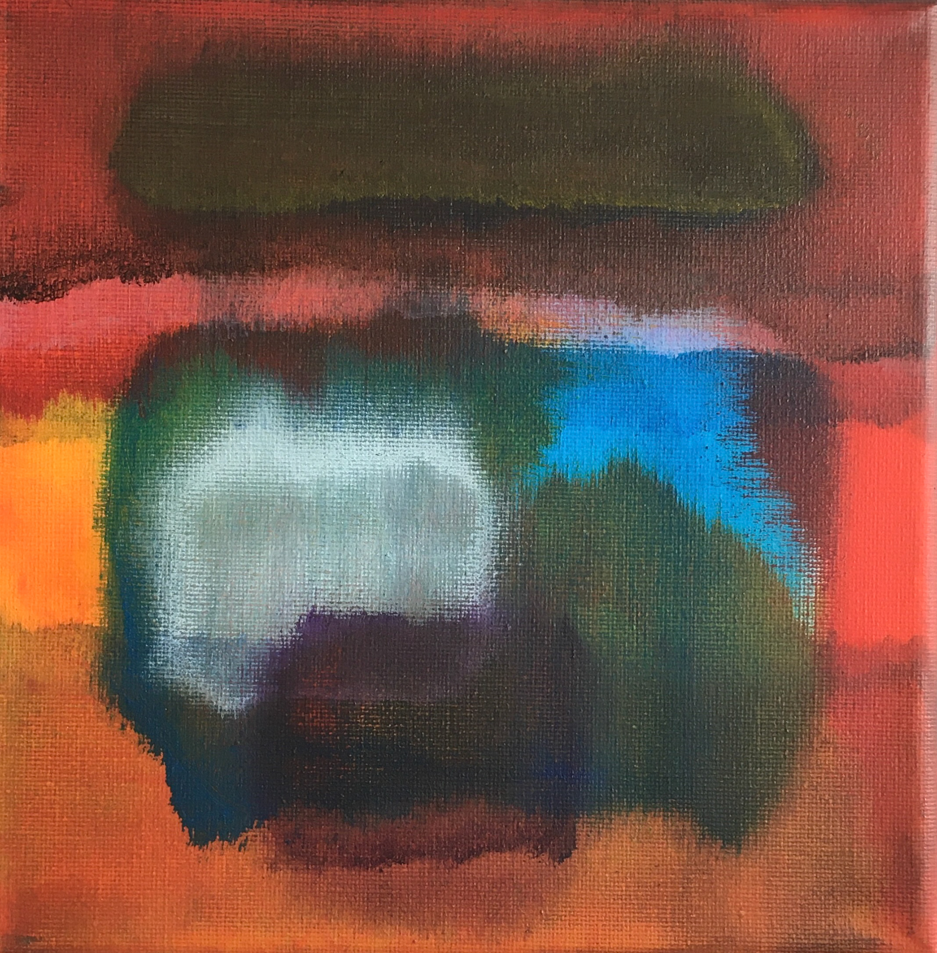 untitled, acrylic on canvas, 20x20