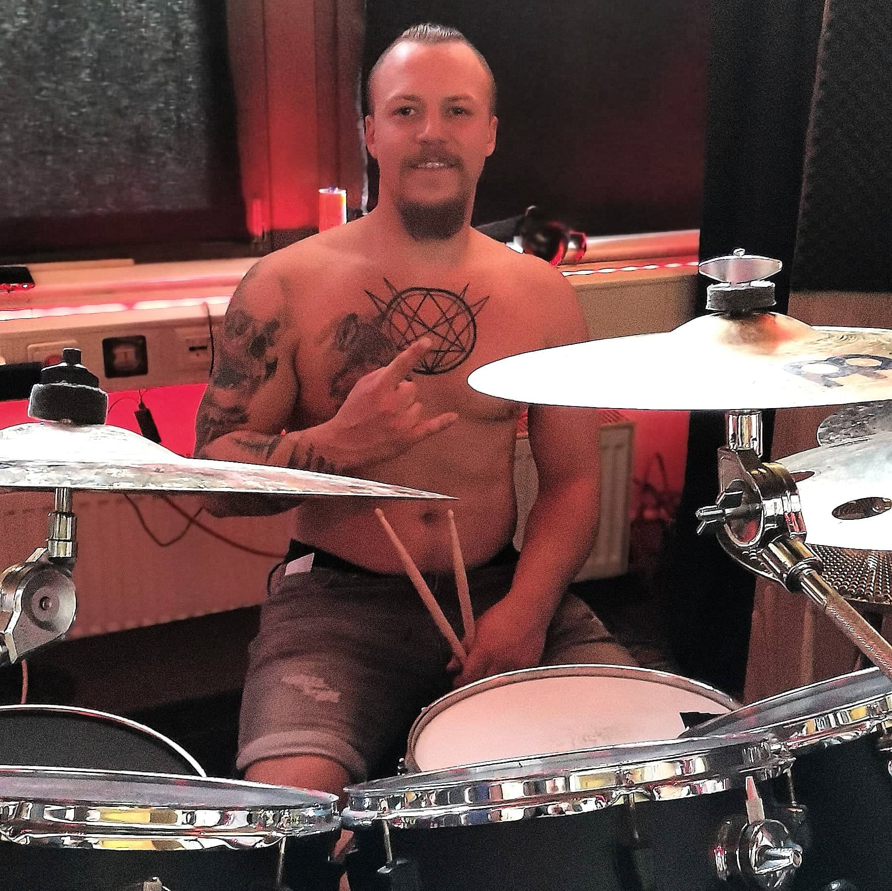 Drumrecording mit "Flames From Above" (Mai 2022)
