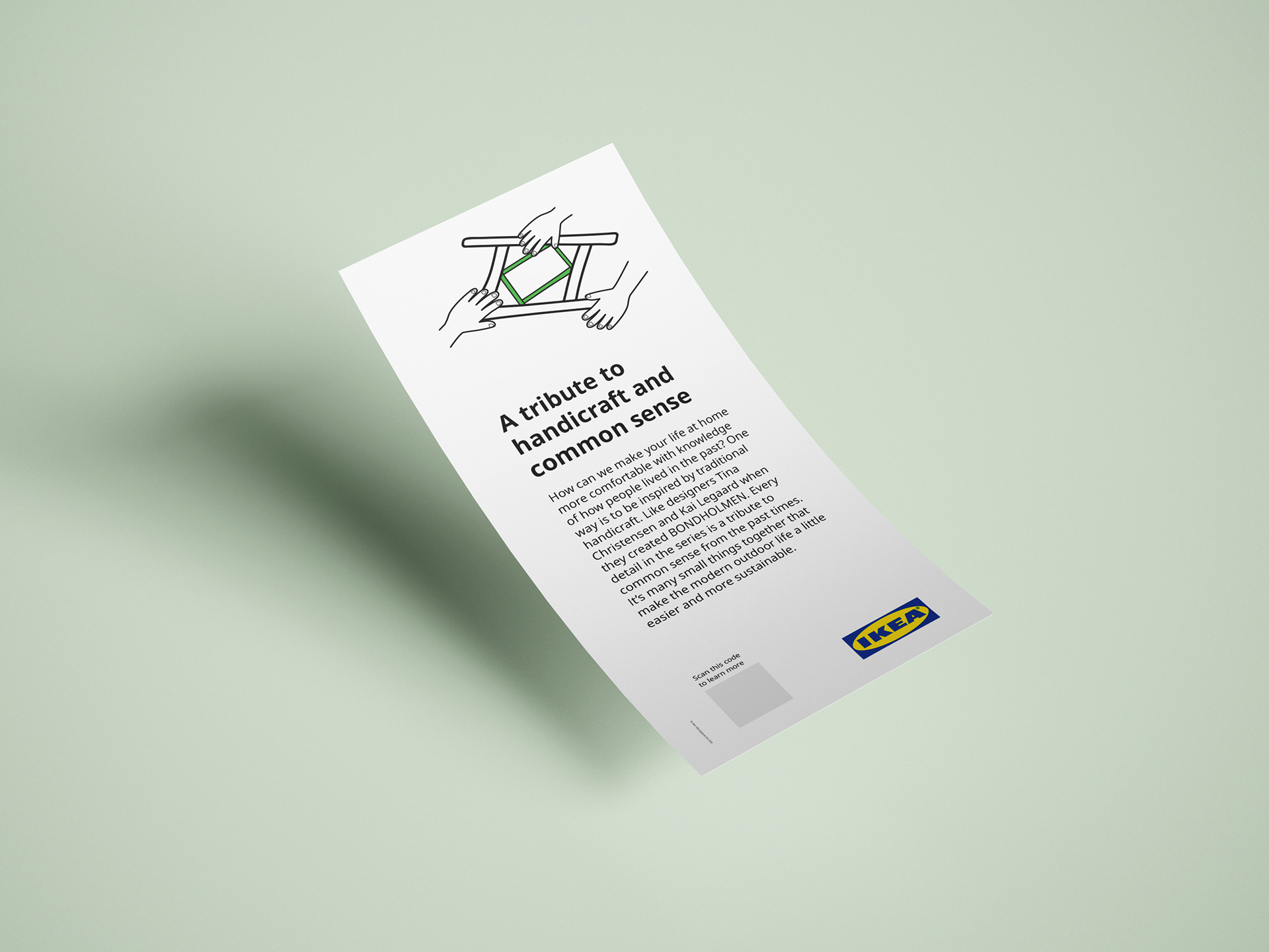 BONDHOLMEN Story Sign Illustration | ©IKEA