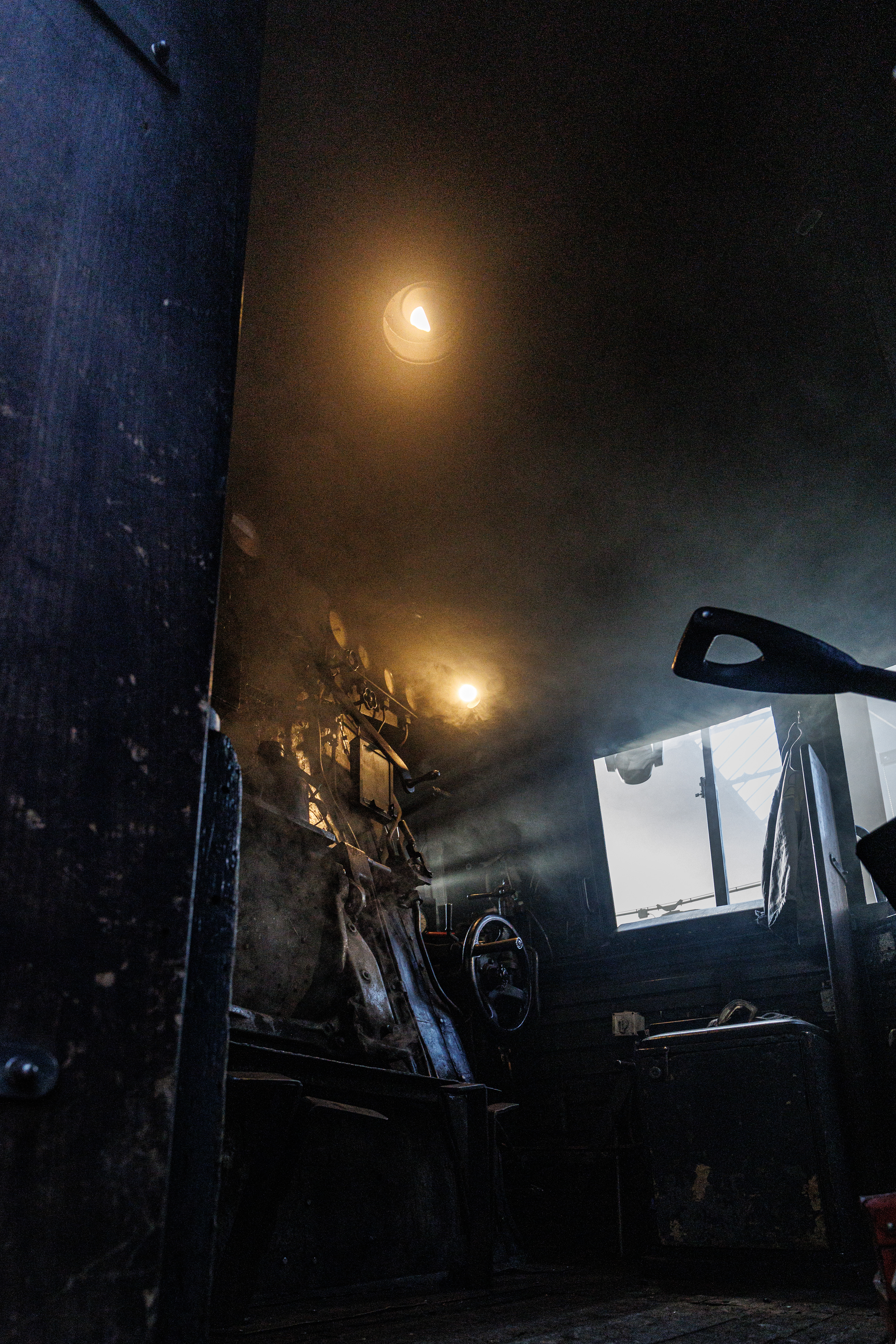 Smoke filled cab