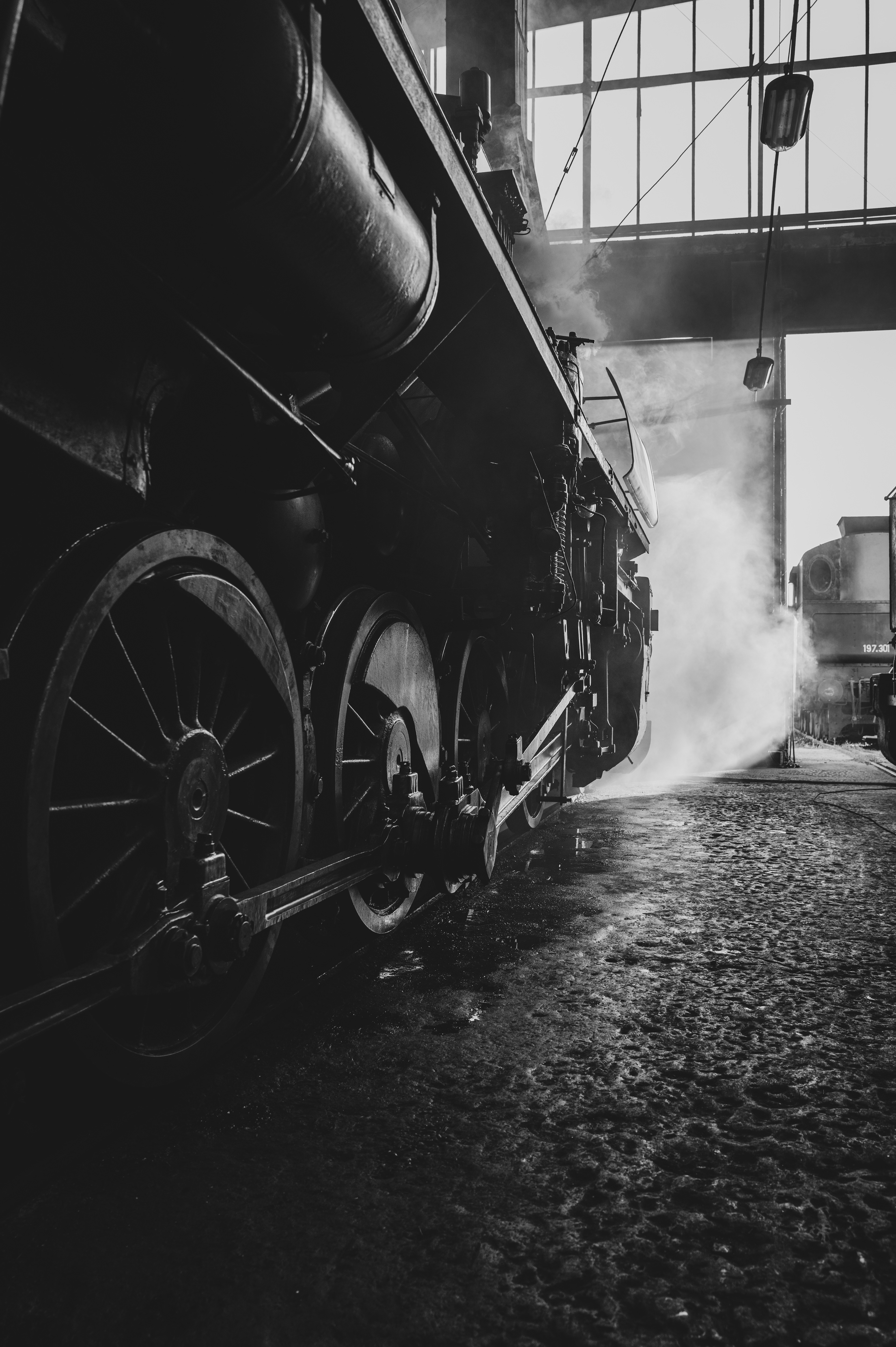 Smoke not steam...