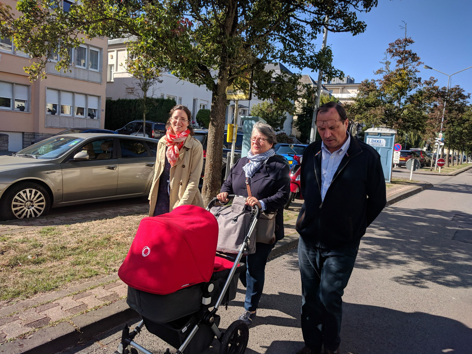 Messe à Luxembourg Ville, visite de Benoît et Véronique