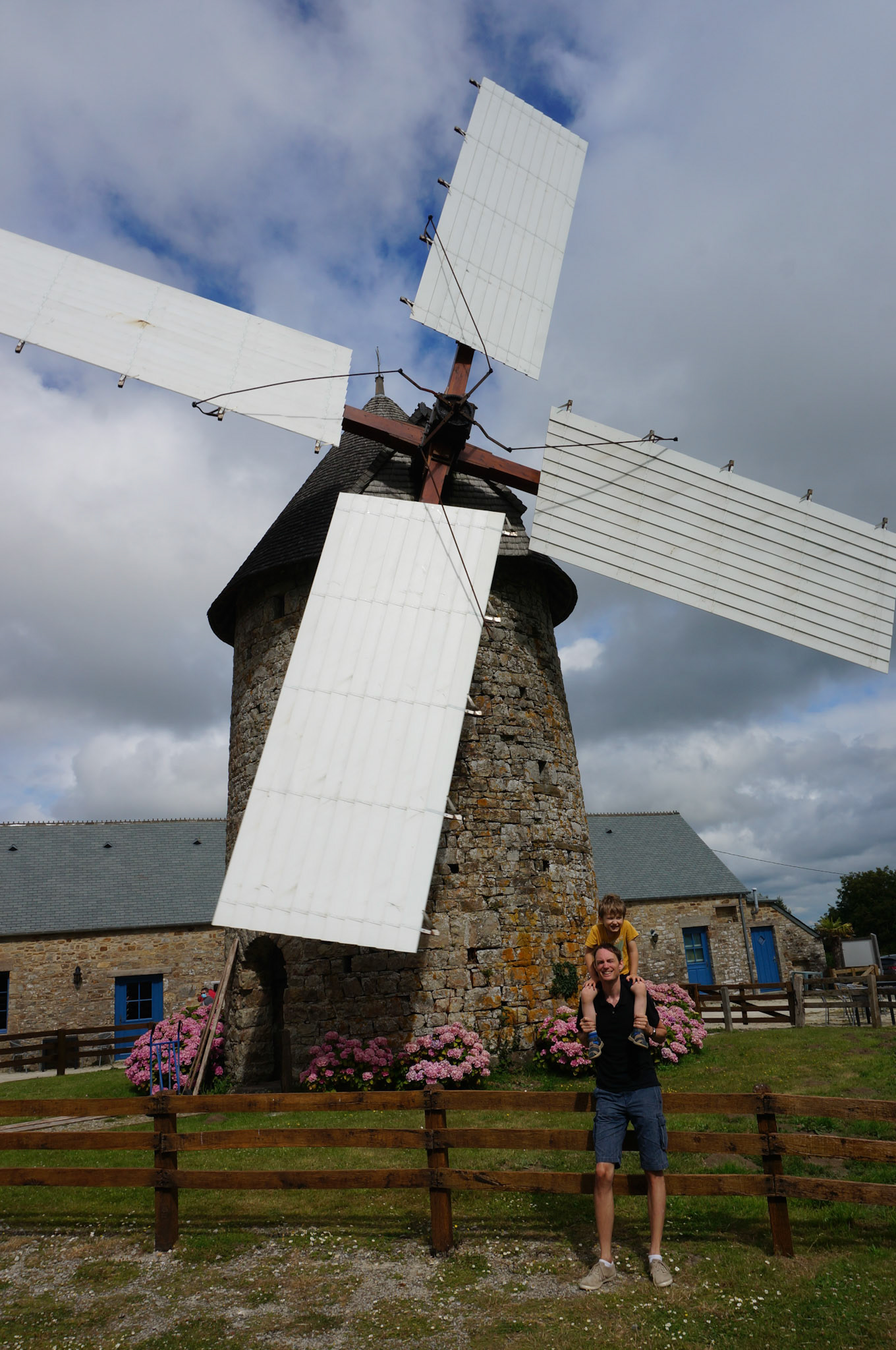 Les Lefebvres visitent le moulin (nous ne sommes pas là)