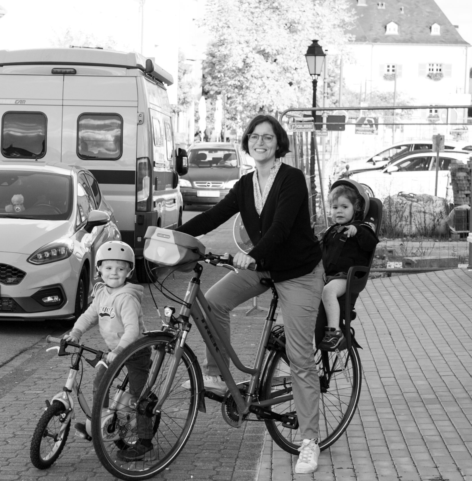 C'est la première fois que Gaby part en vélo avec Augustin