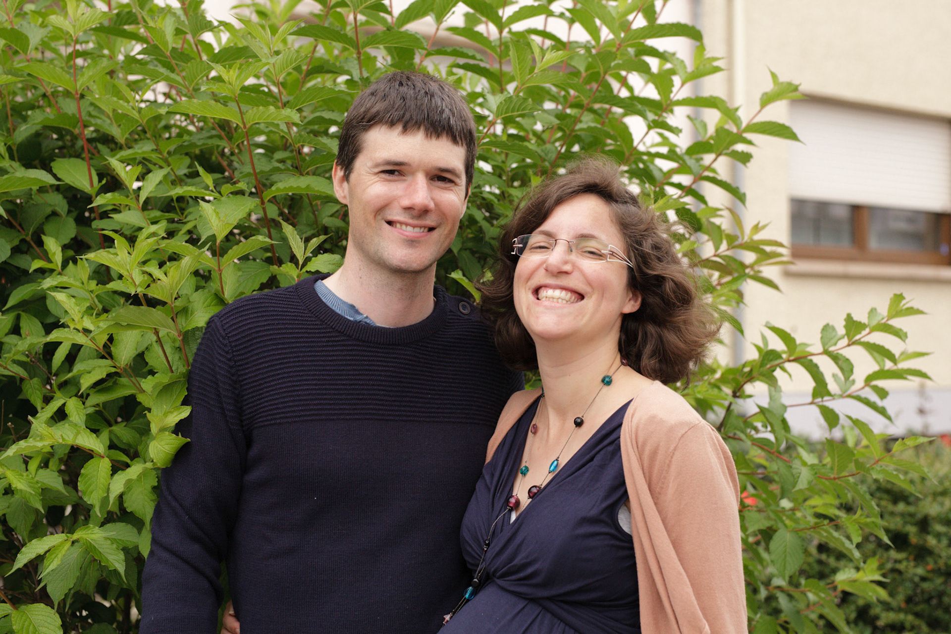 Odile prend une photo de nous deux