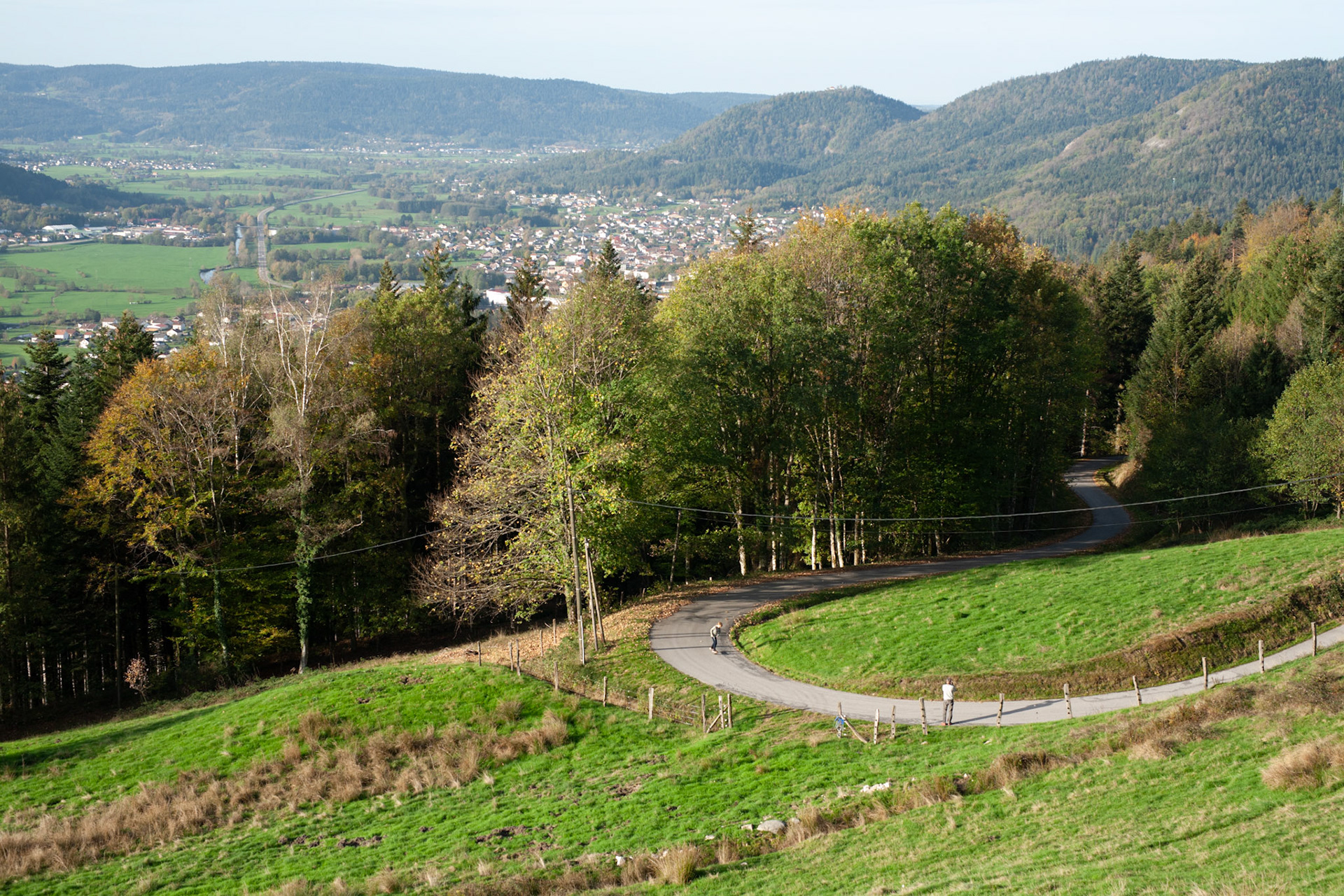 Notre chalet se composait de grands appartements et était quasiment le seul sur le flanc de cette coline. 