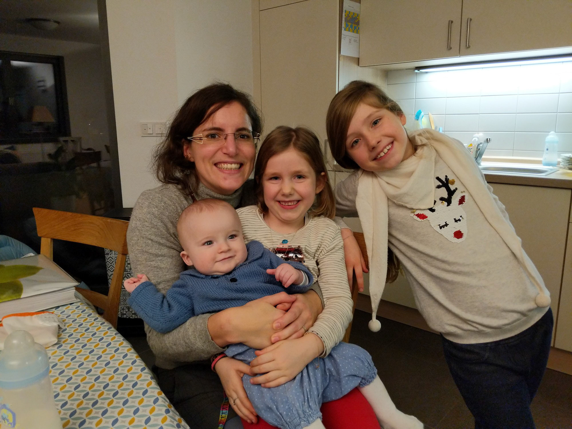 Que des enfants autour d'Augustin