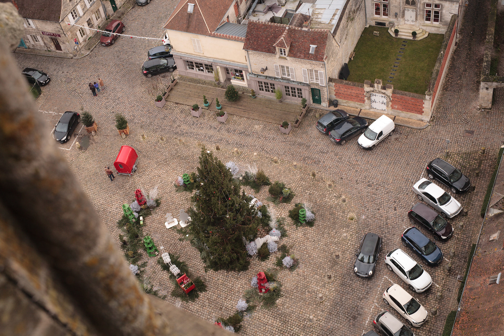 Lors de la visite nous montons dans le clôcher. 