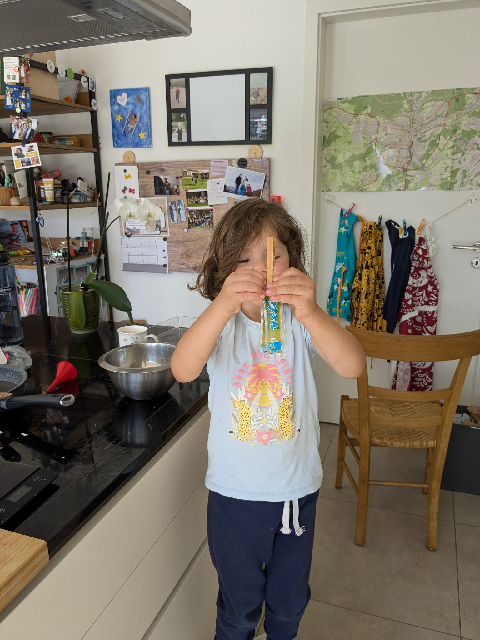 Zélie a préparé un "yéti" fait maison