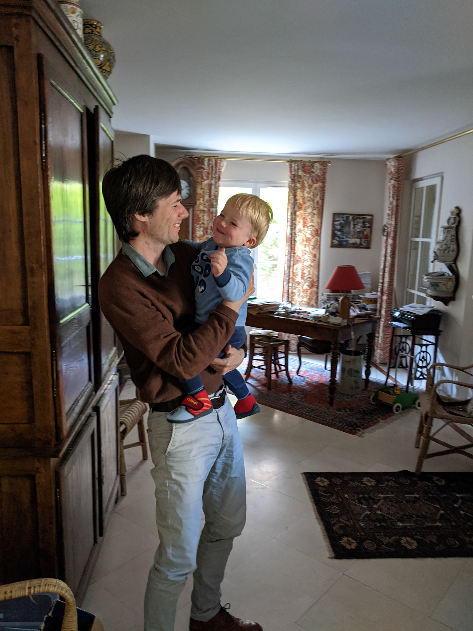 Augustin retrouve papa !