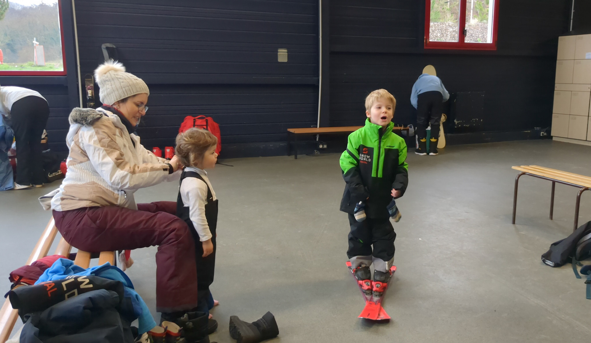 Au Snowhall d'Amnéville.