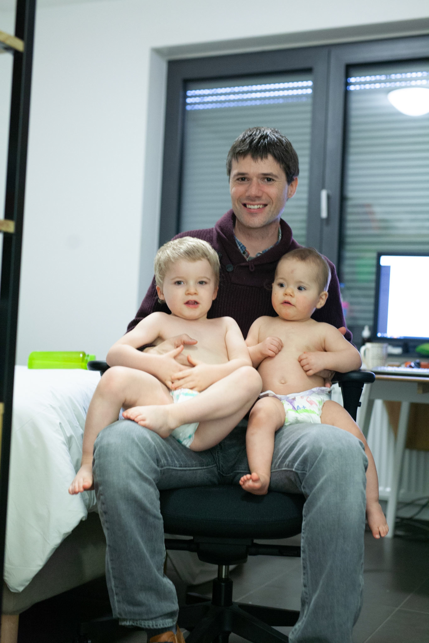 Les bébés passent me dire bonjour à l'heure du bain