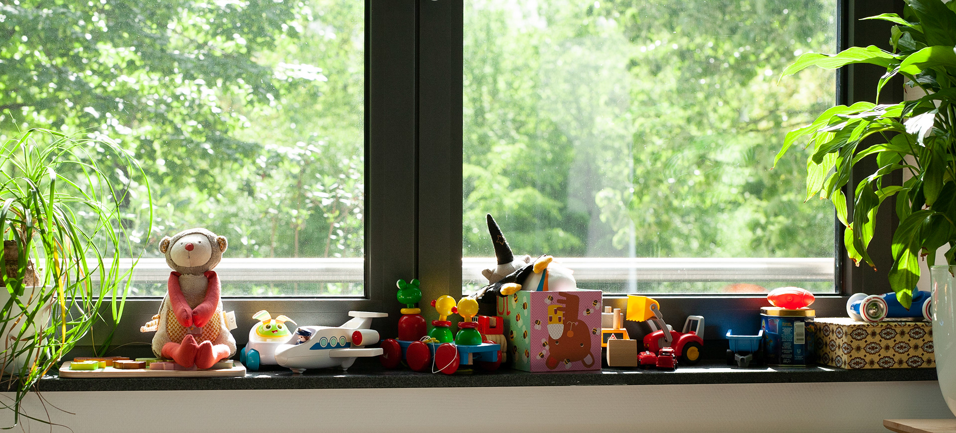 Les jouets s'ennuient, ils attendent Augustin, resté à Senlis.