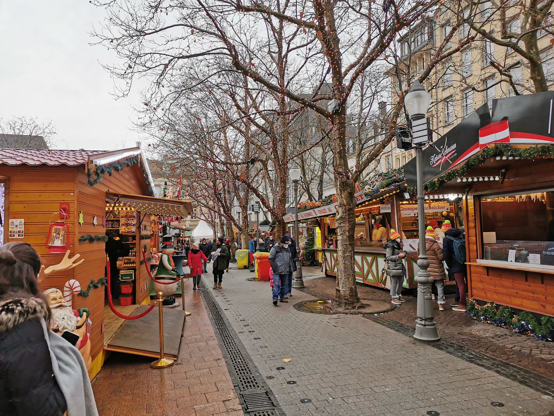 Promenade au marché de Noël