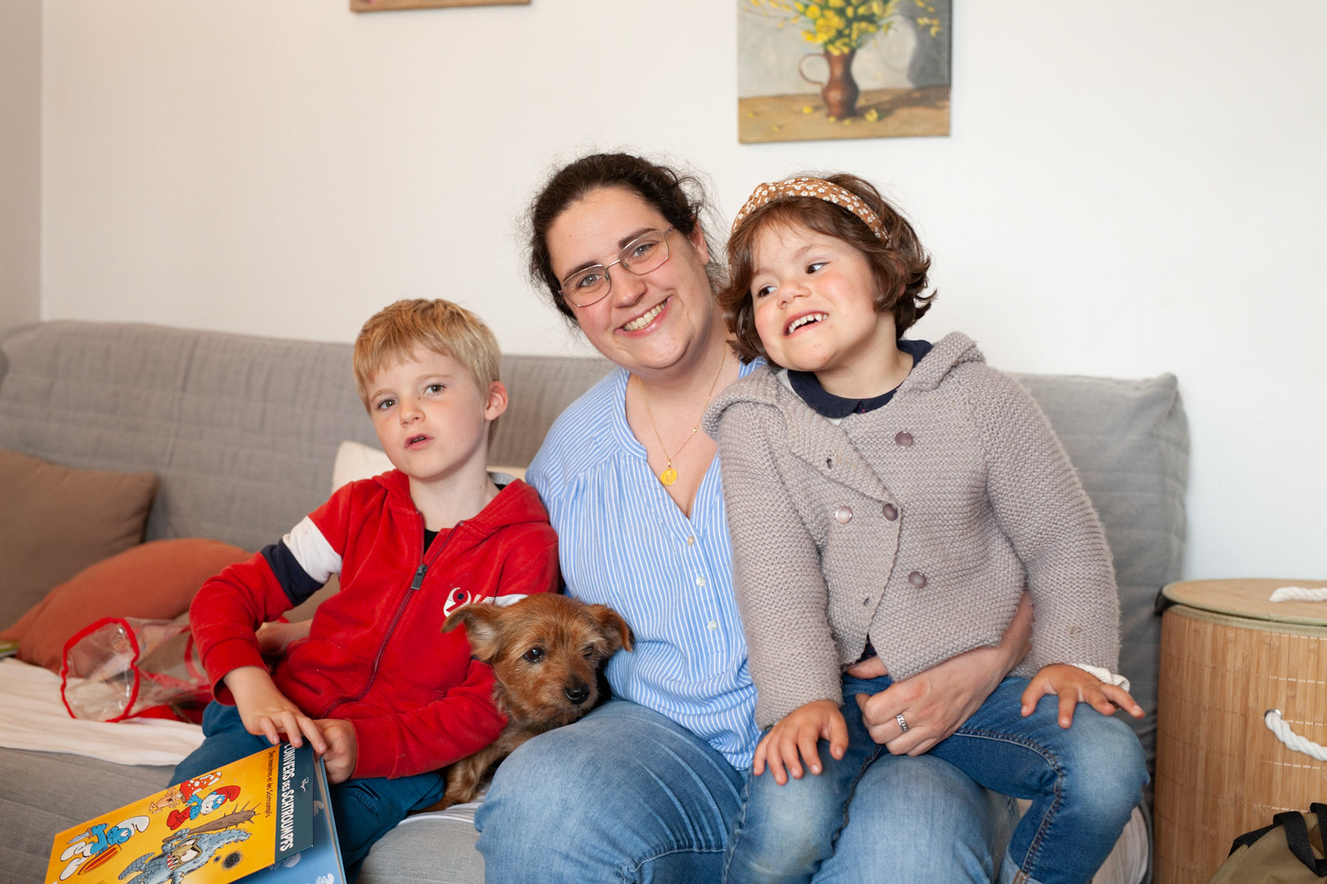 Claire (et philou son chien)