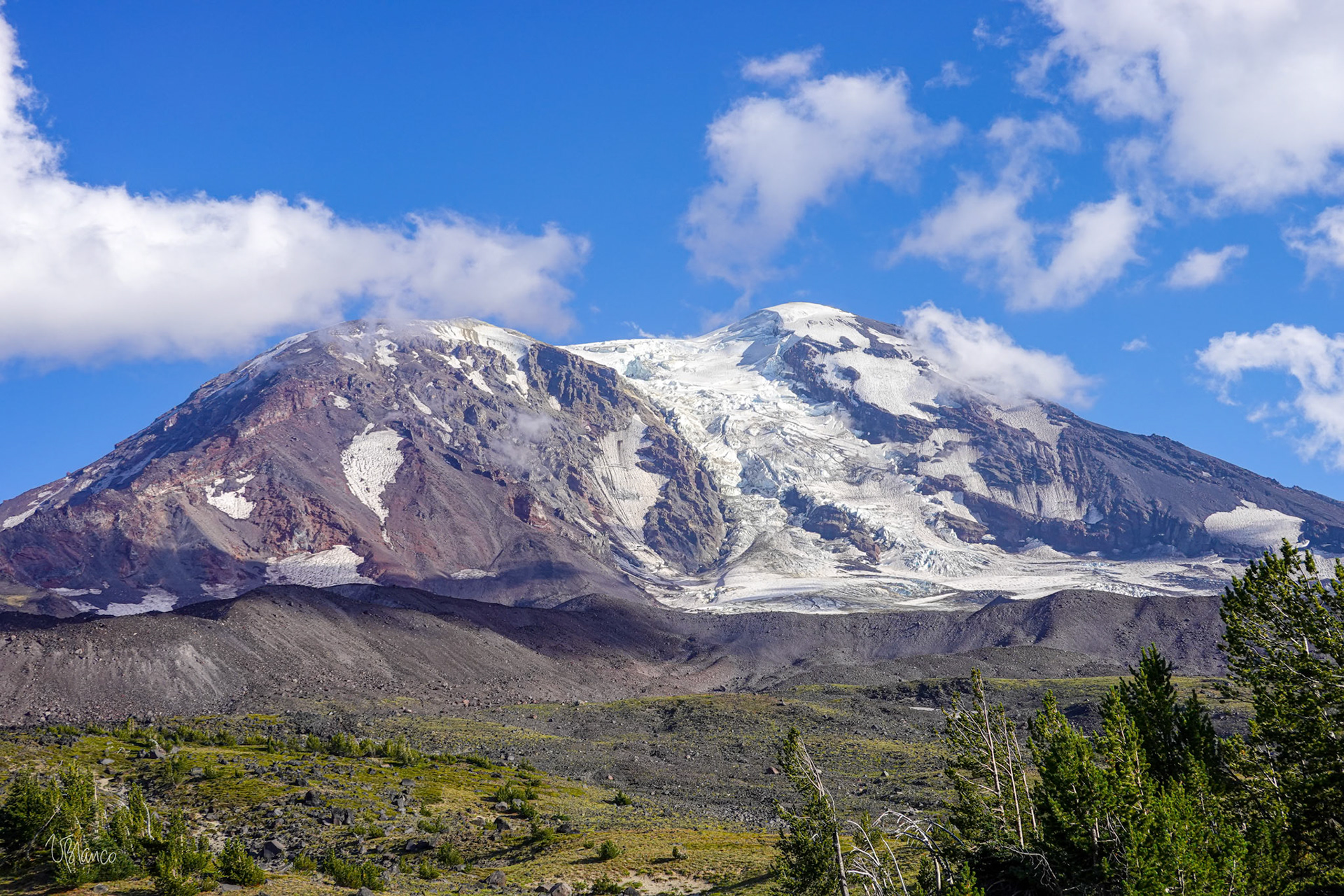 Mt Adams from High Camp