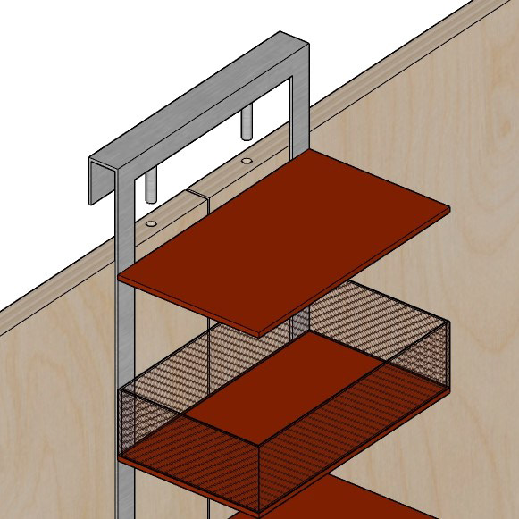 Low tech system on hanging rack for firmness