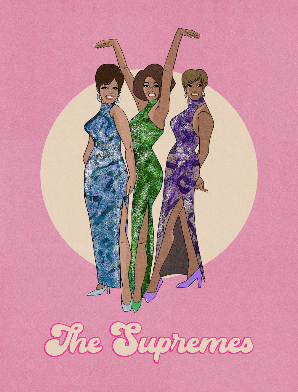 "The Supremes" illustration for Babes Rage