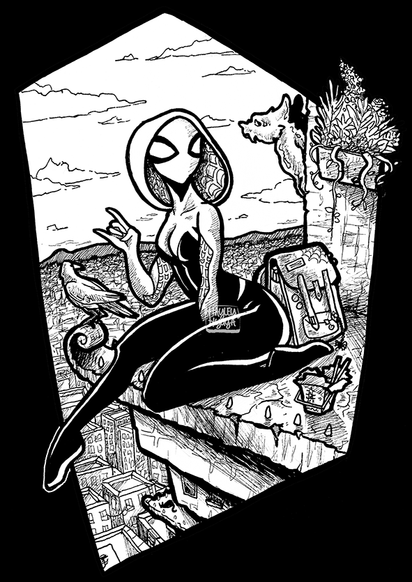 Spider Gwen fanart (I do not claim to own this character)