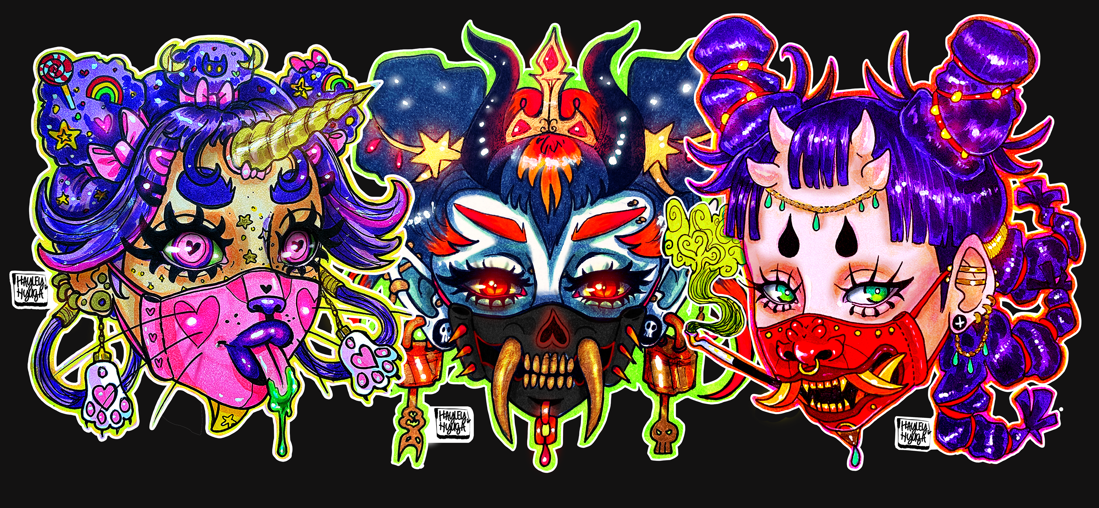 Oni Mask collection - Hayley Hyuga