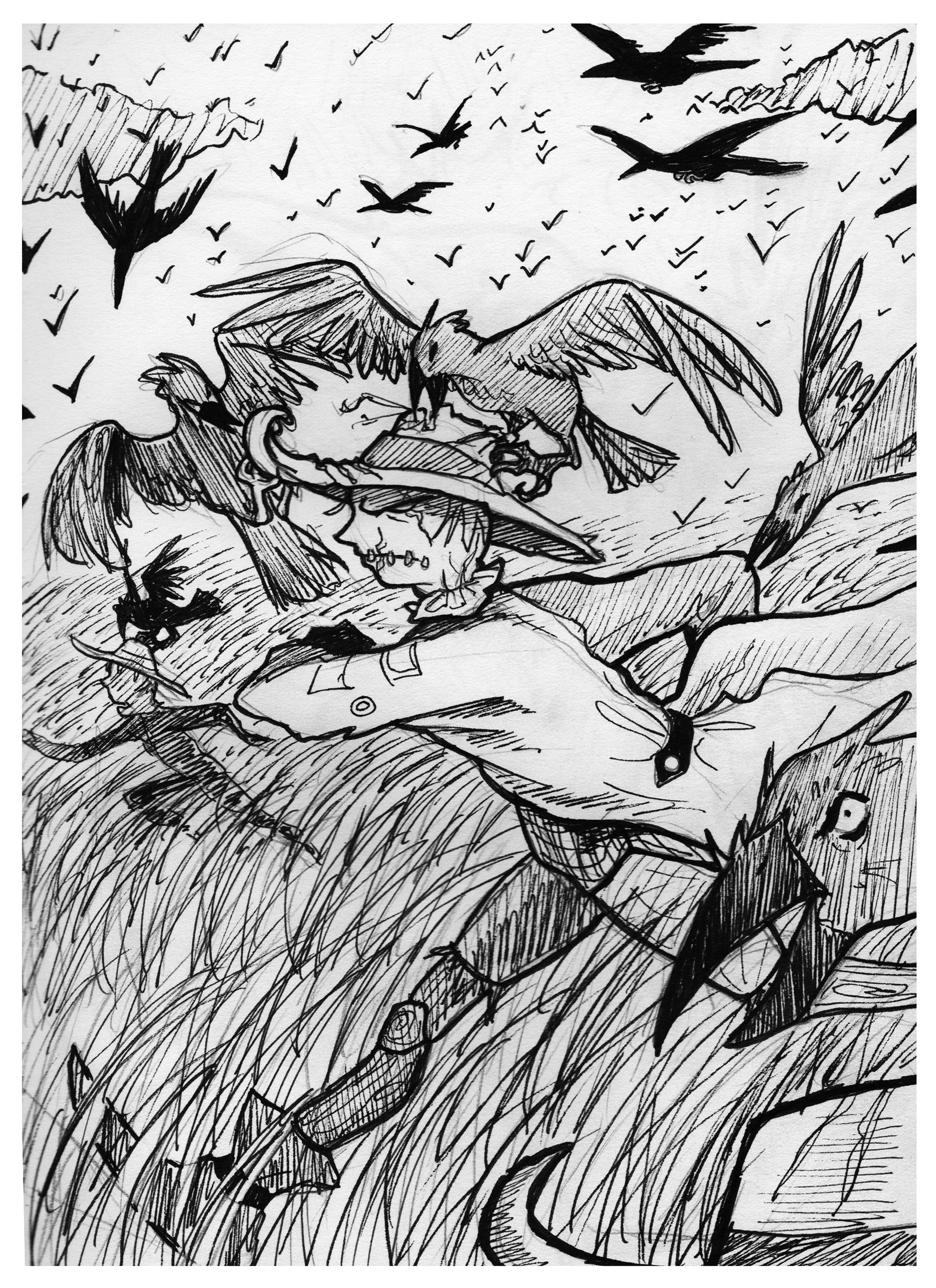 Short poem illustrations - commission