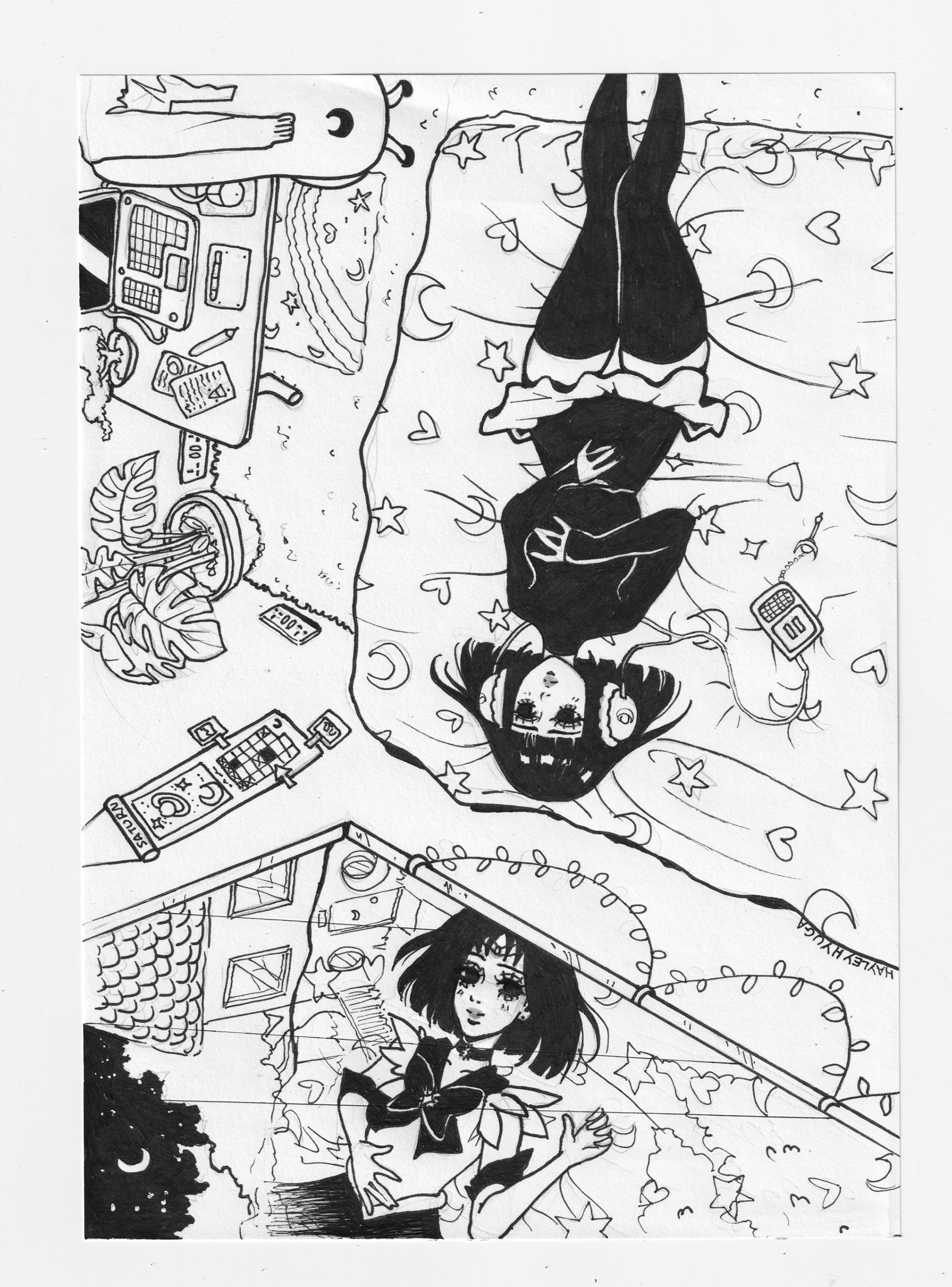 Sailor Saturn fanart (I do not claim to own this character)