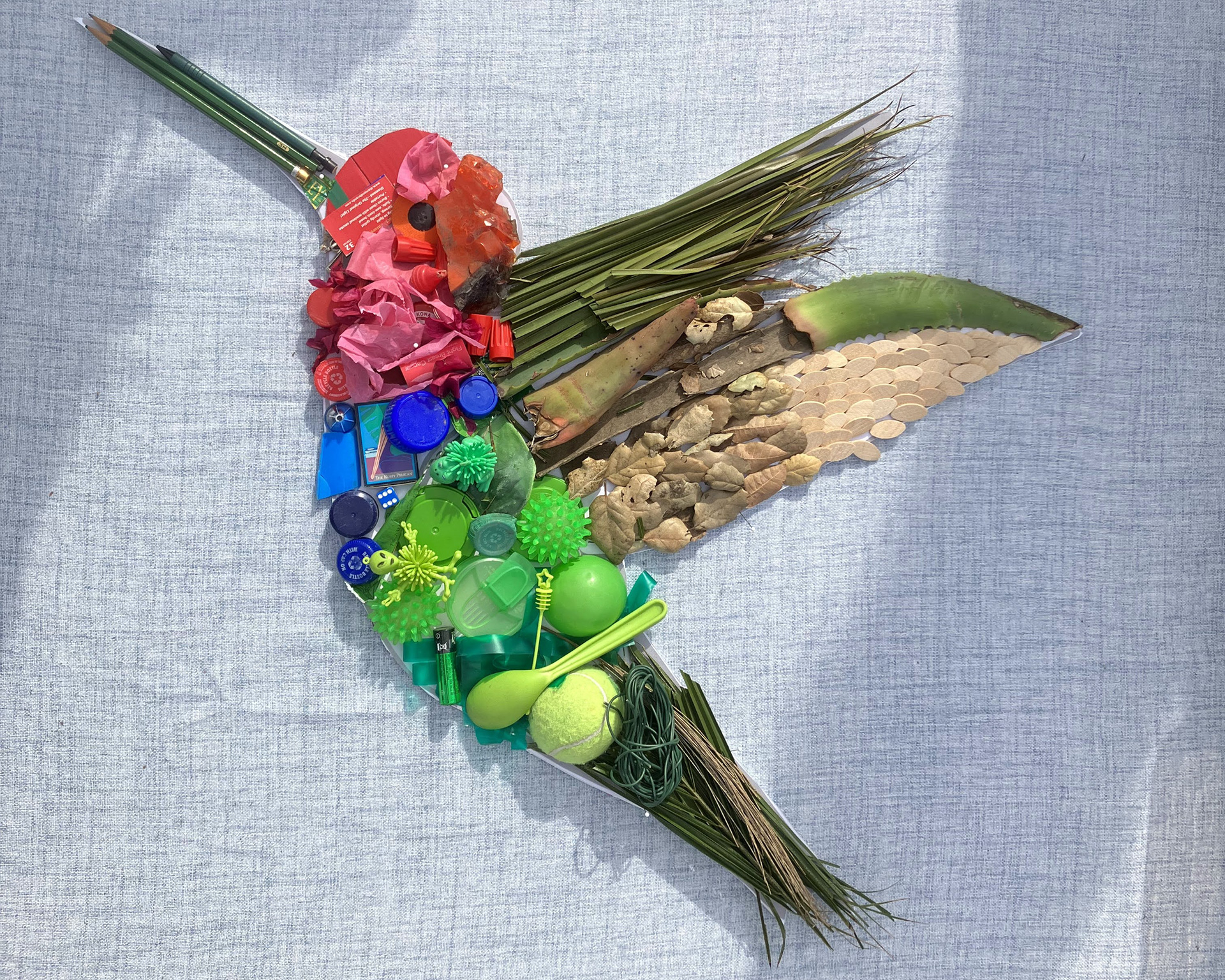 Hummingbird by three Acjachemen elders