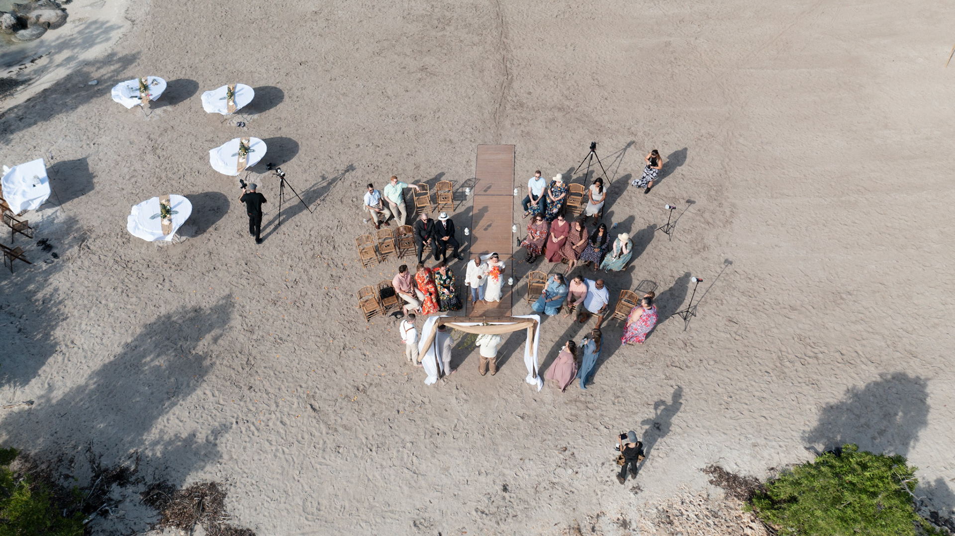 Sombrero Beach, Marathon, Wedding Drone