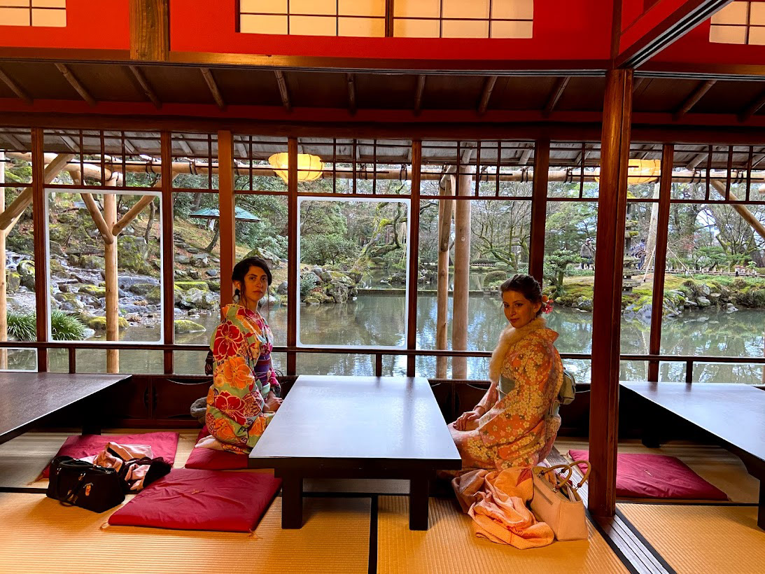 Kenrokuen Garden Tea House, Kanazawa - January 2020