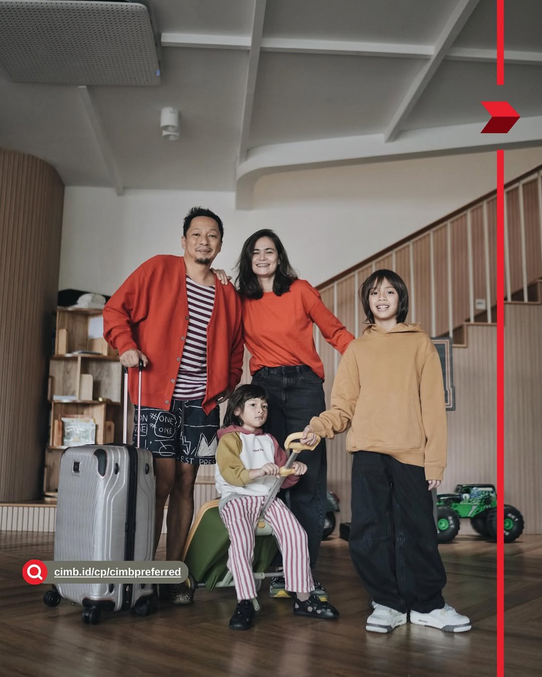 Kita mau liburan kemana lagi ya tahun ini nak ?? Uang mama masih bisa dikonsumsi ini, masa kita sebagai anggota keluarga yg dicintai olehnya tidak boleh menghabiskannya?! Karena pas banget ni lagi banyak promo untuk berbagai destinasi Internasional menarik di Cathay Travel Fair ✈️✈️ Bukan, bukan karena baba mau irit jadi incer promo, tapi karena sayang sama mama kalian dan sayang aja buat dilewatin!! Ini dia promonya! Cashback spesial hingga Rp 1,6 Juta khusus bagi pemegang Kartu Kredit Premium dan Reguler Mastercard di Cathay Travel Fair 😍😍 Semua promo ini bisa kalian dapetin khususnya bagi pengguna Kartu Kredit, Kartu Syariah dan Kartu Debit CIMB Niaga. Cathay Travel Fair ini akan berlangsung dari tanggal 13-16 Februari 2025 di 3 kota besar!! • Main Atrium Gandaria City - Jakarta • Main Atrium Tunjungan Plaza 6 - Surabaya • Graha Tirta Siliwangi, Bandung Jangan sampe ketinggalan!! Informasi selengkapnya kunjungi: cimb.id/cc/cxtf2025.