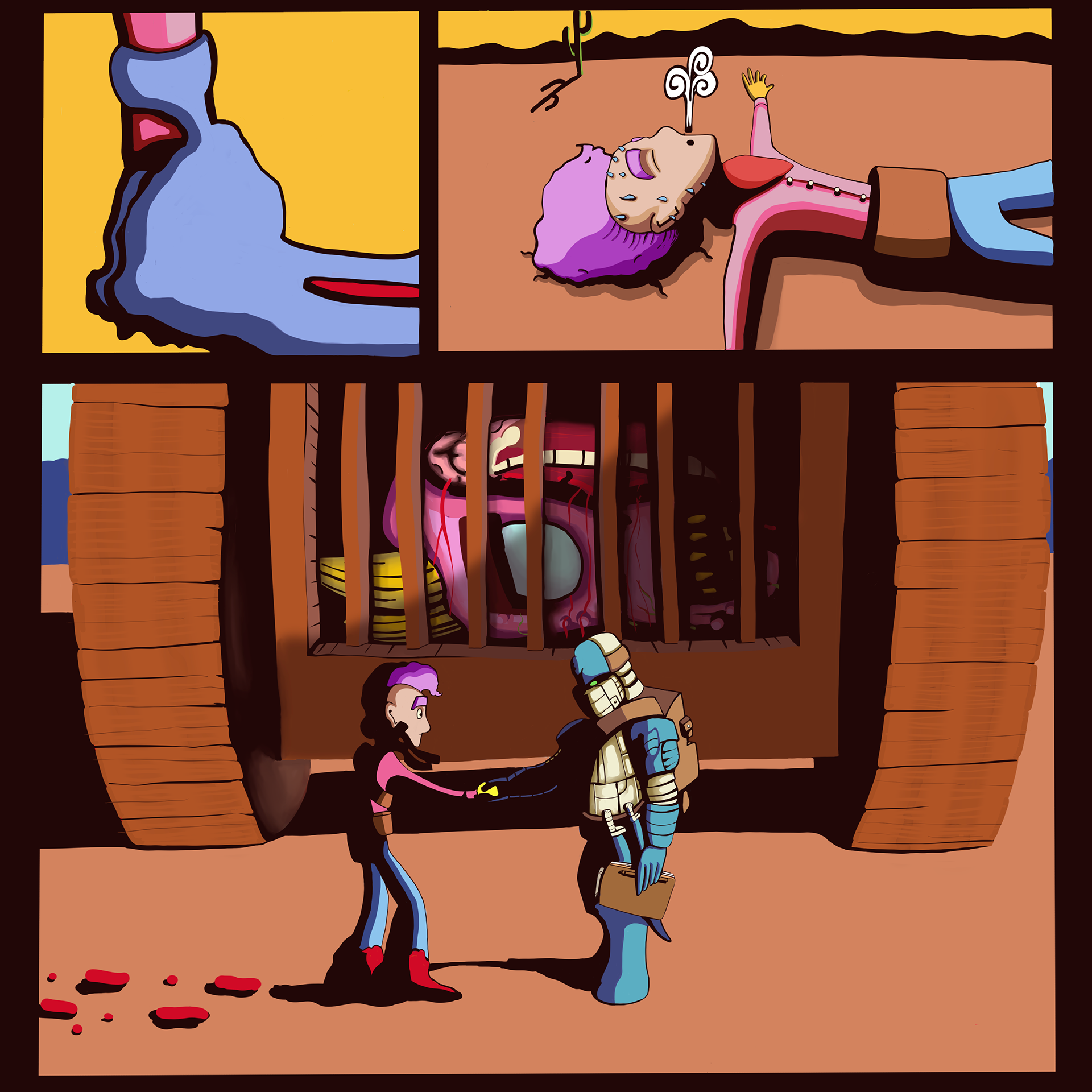 Oska Storyline Page 15, Digital, Clip Studio Paint, 2026