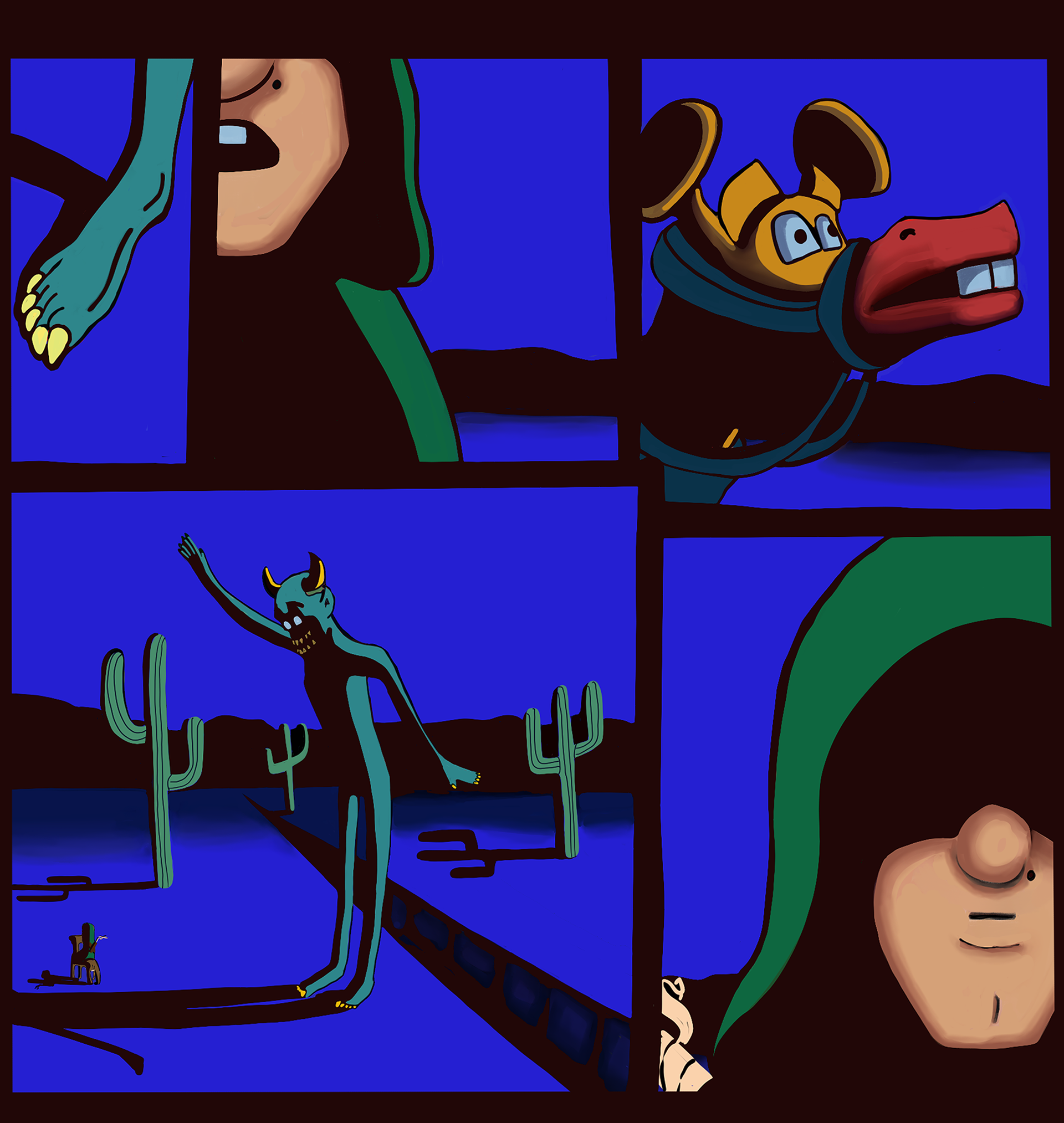 Oska Storyline Page 2, Digital, Clip Studio Paint, 2026