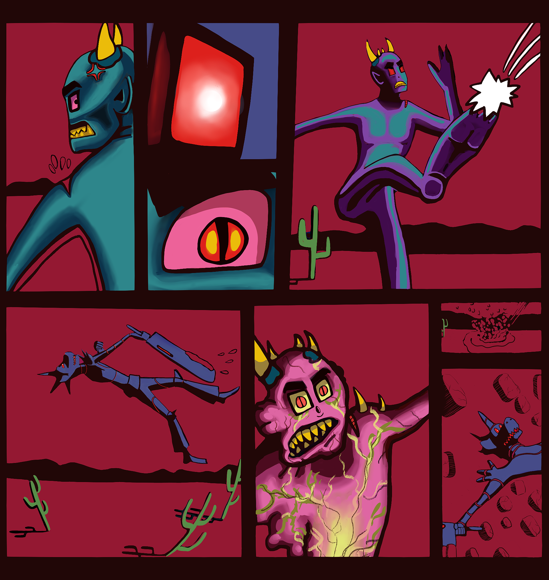 Oska Storyline Page 9, Digital, Clip Studio Paint, 2026