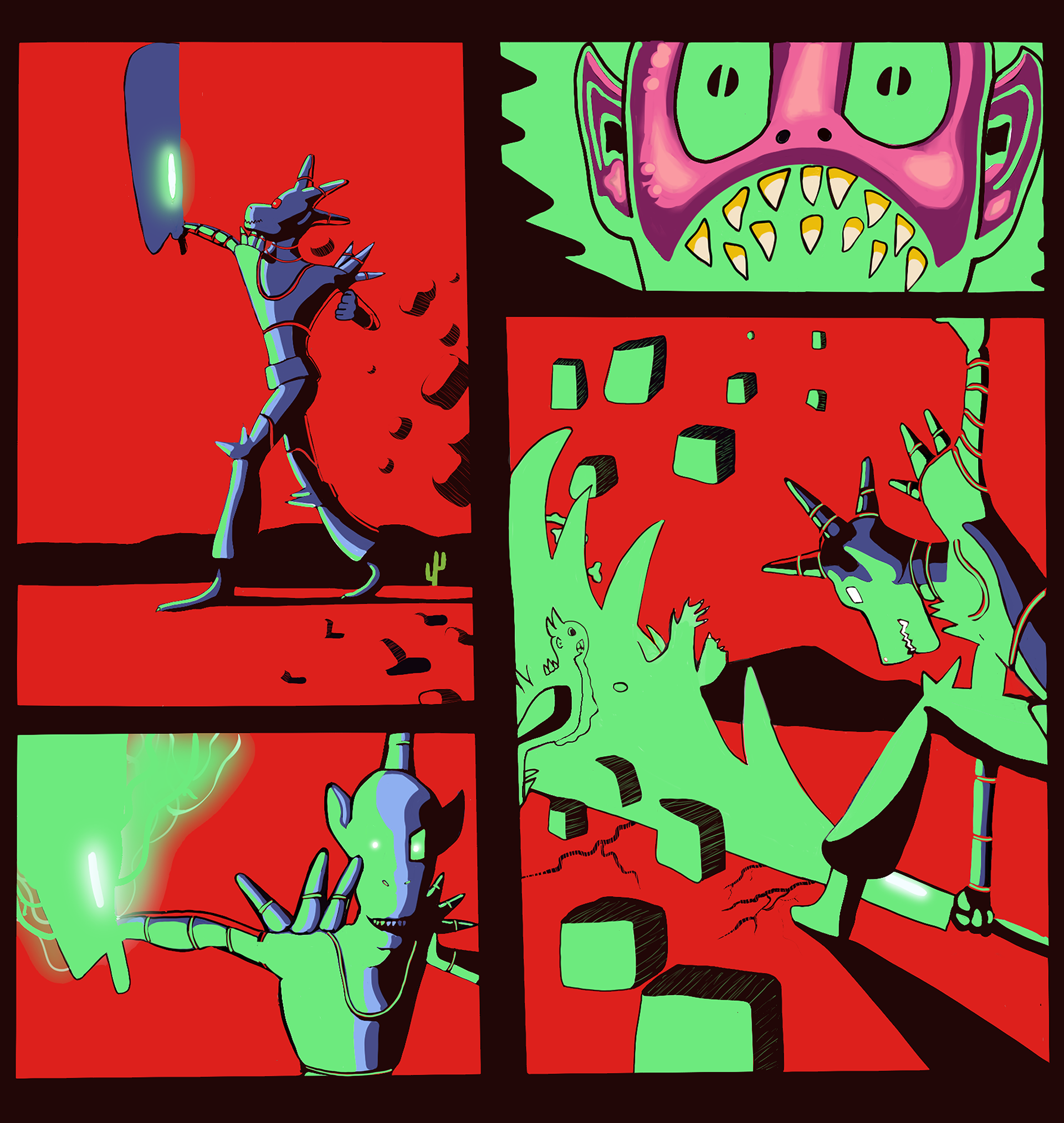 Oska Storyline Page 12, Digital, Clip Studio Paint, 2026