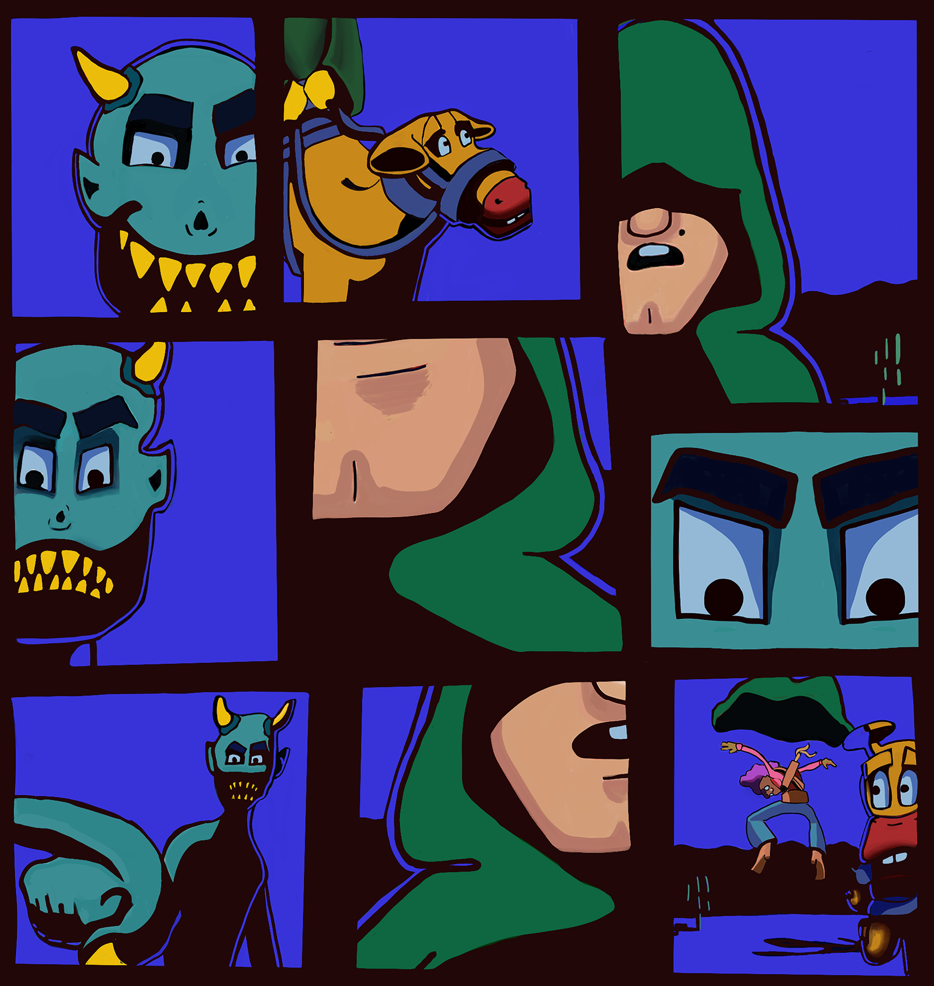 Oska Storyline Page 3, Digital, Clip Studio Paint, 2026
