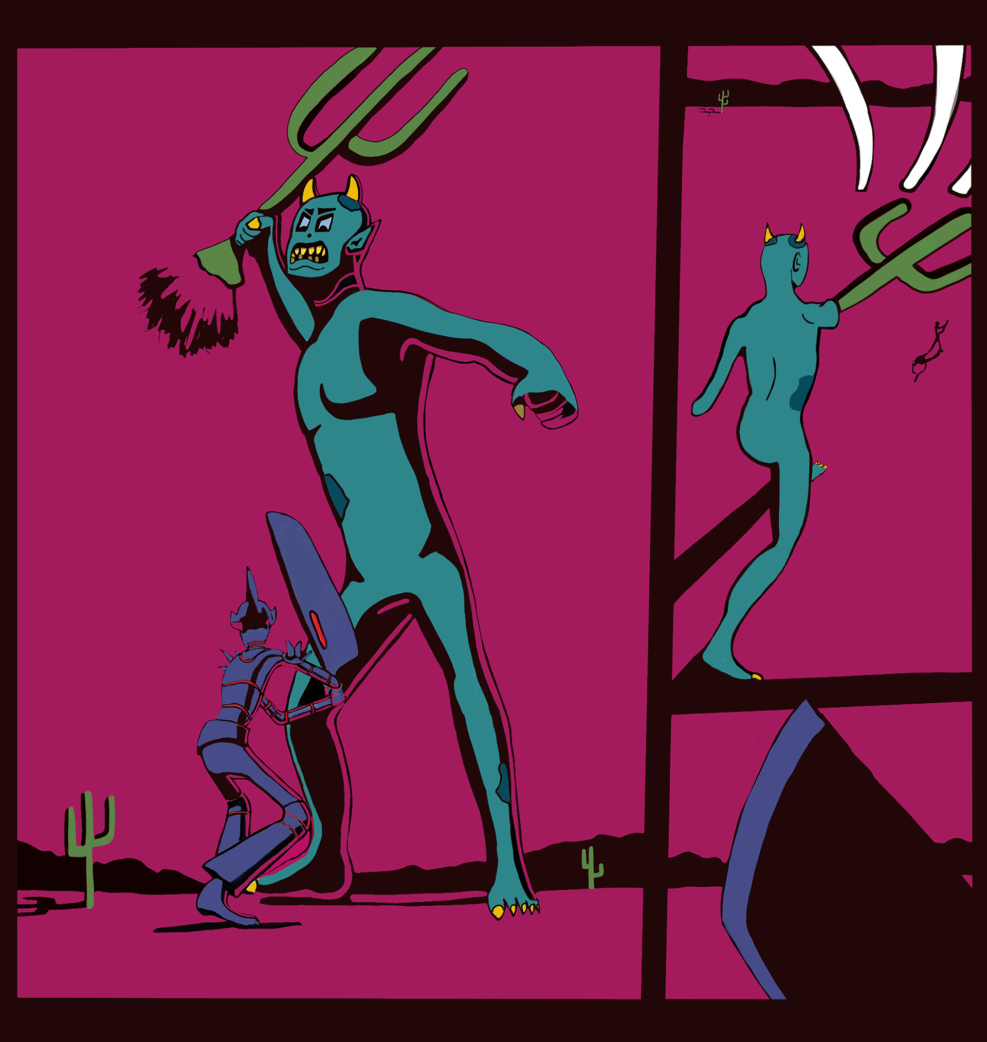 Oska Storyline Page 7, Digital, Clip Studio Paint, 2026