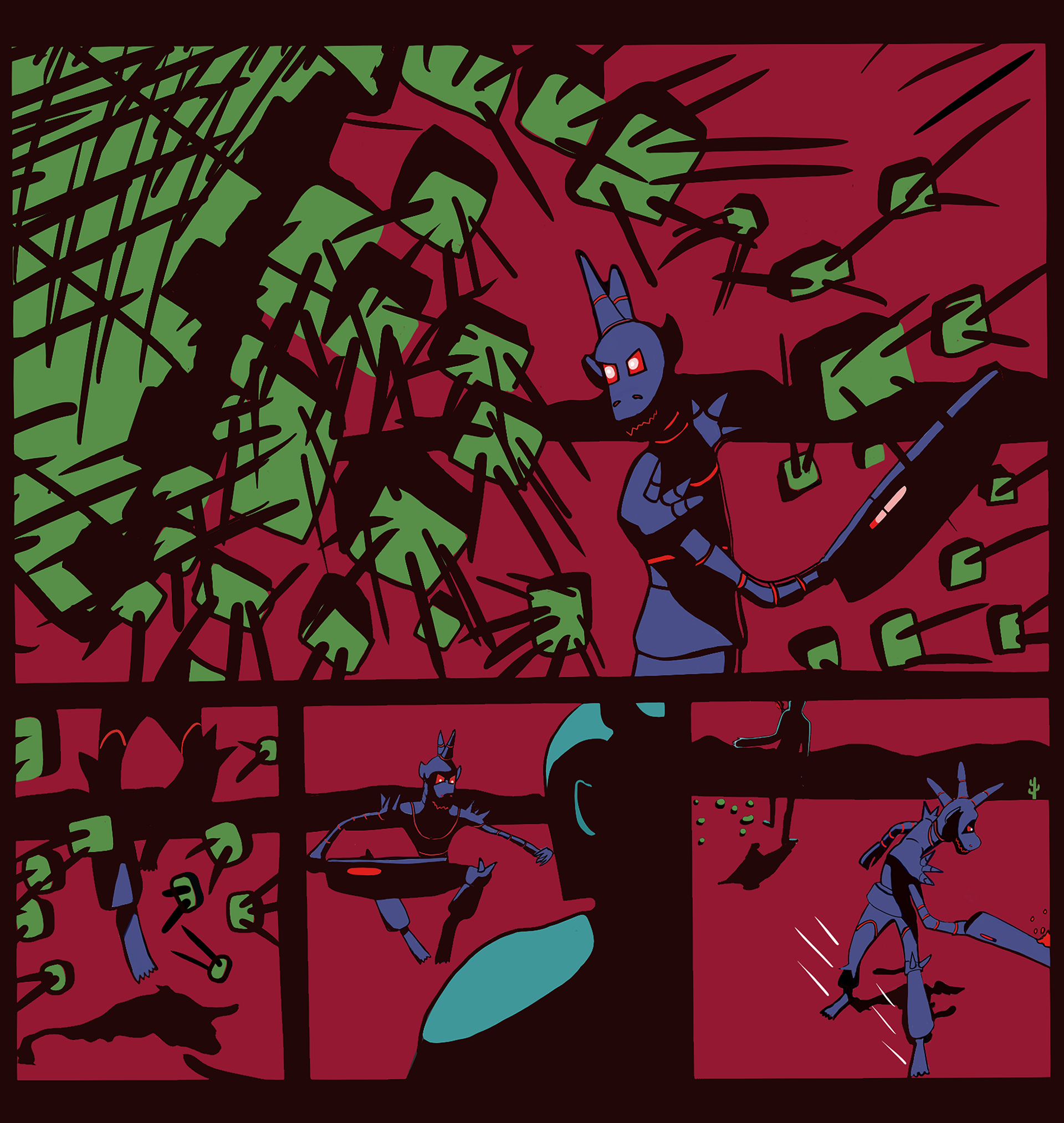 Oska Storyline Page 8, Digital, Clip Studio Paint, 2026