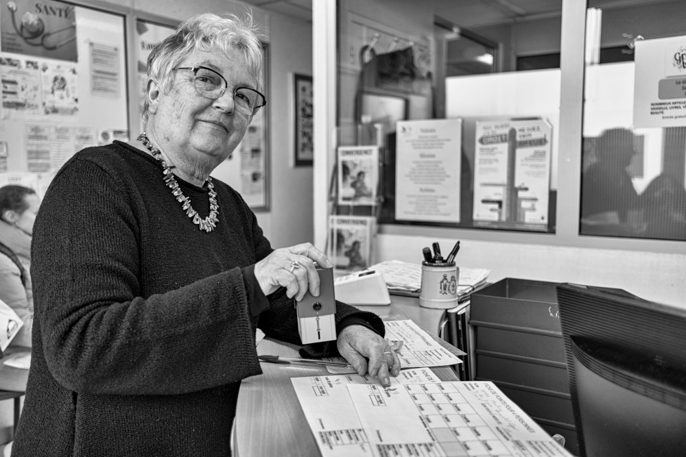 Tâche administrative pour Nicole.