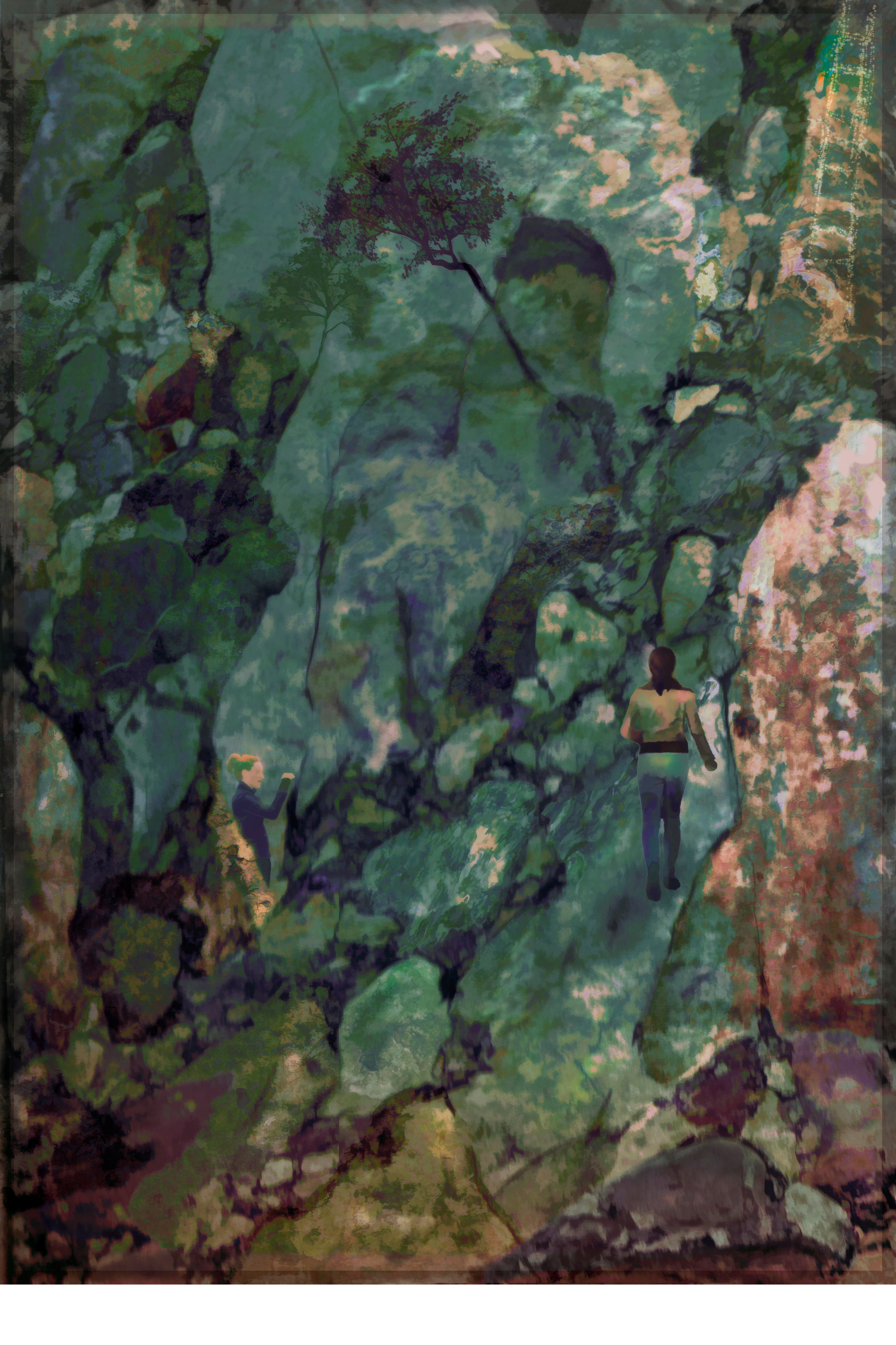 " Son chemin en montant  2 "   2013