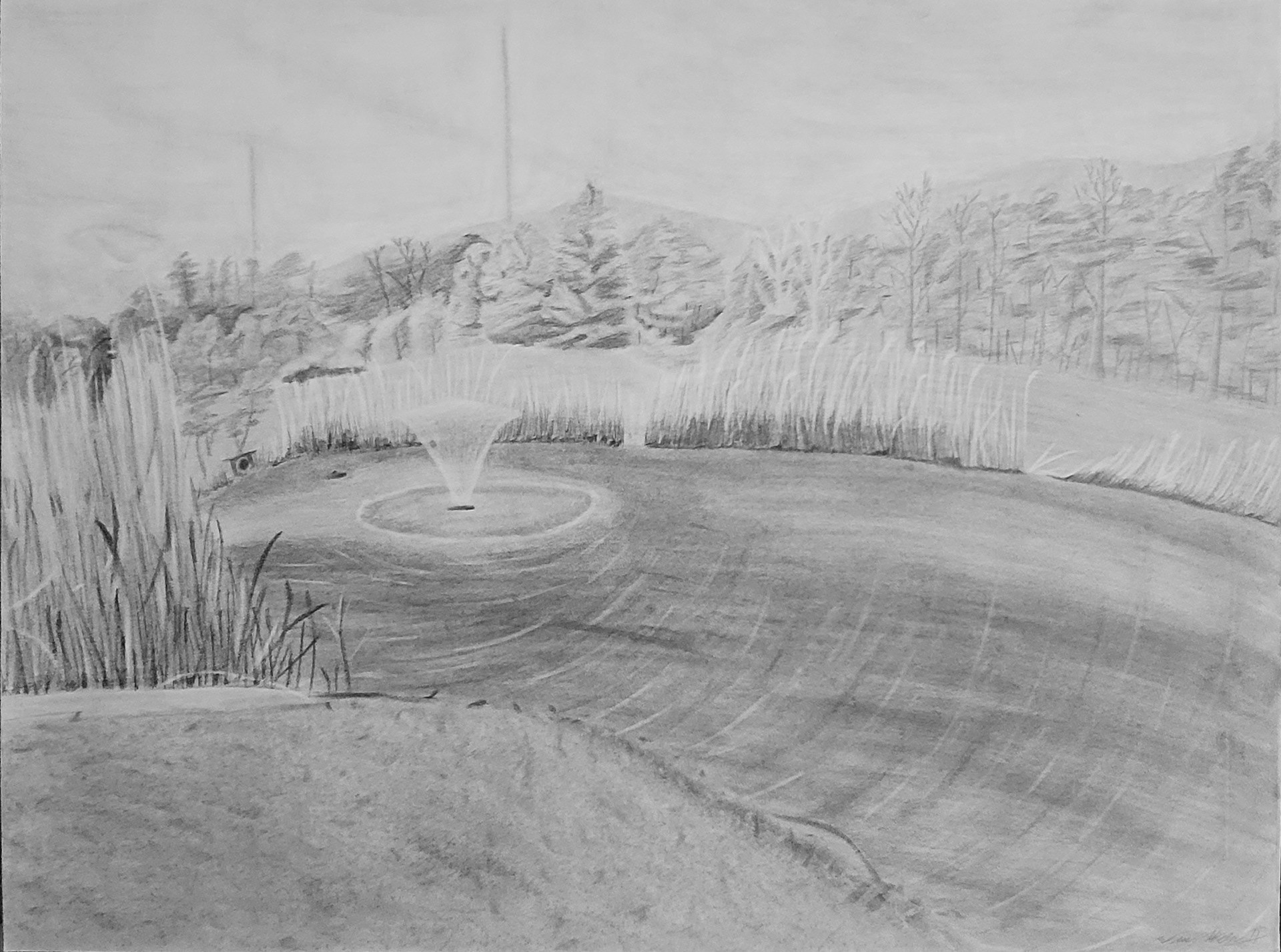 Promenade's Backyard (pencil)