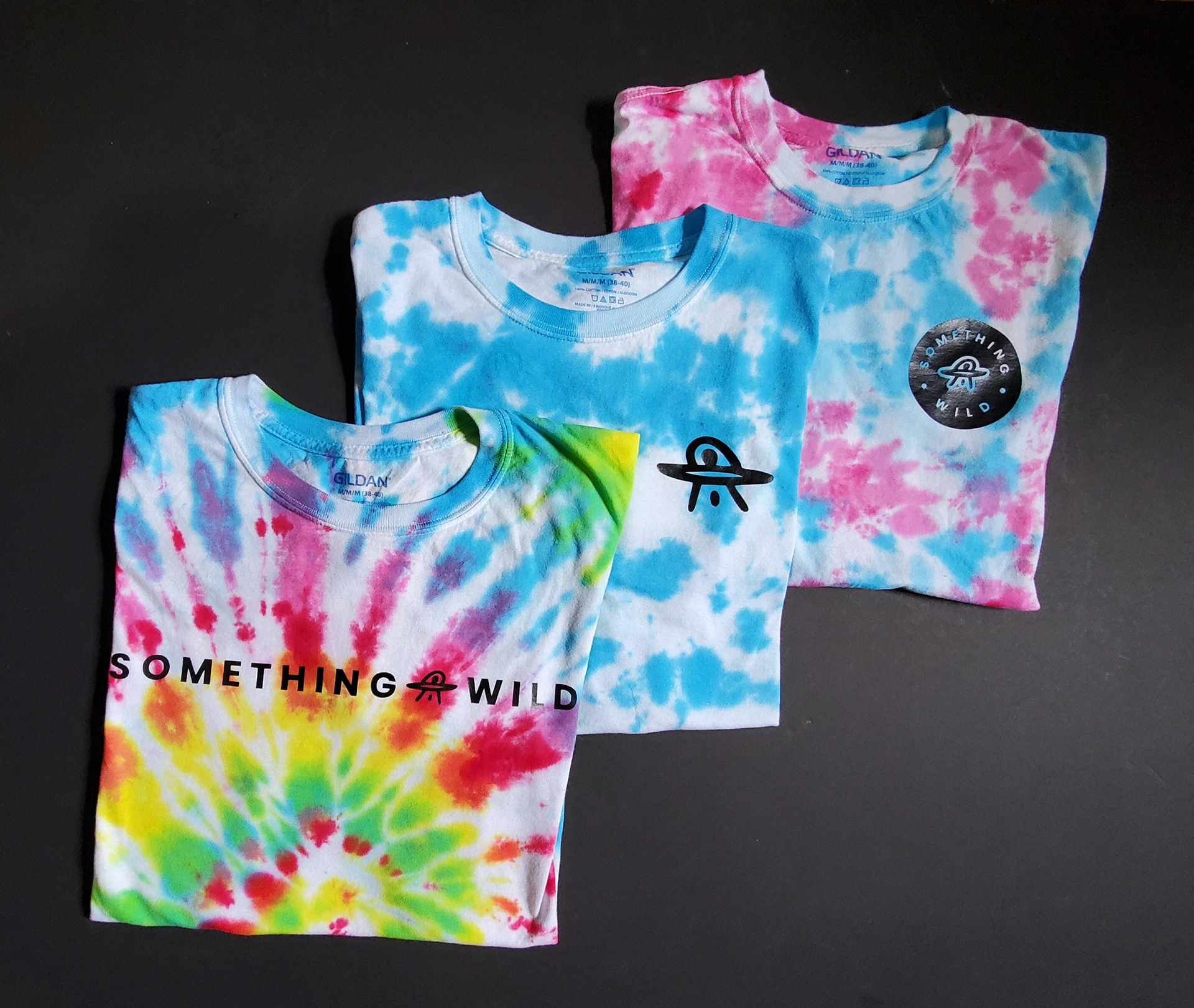 Tie-dye t-shirts