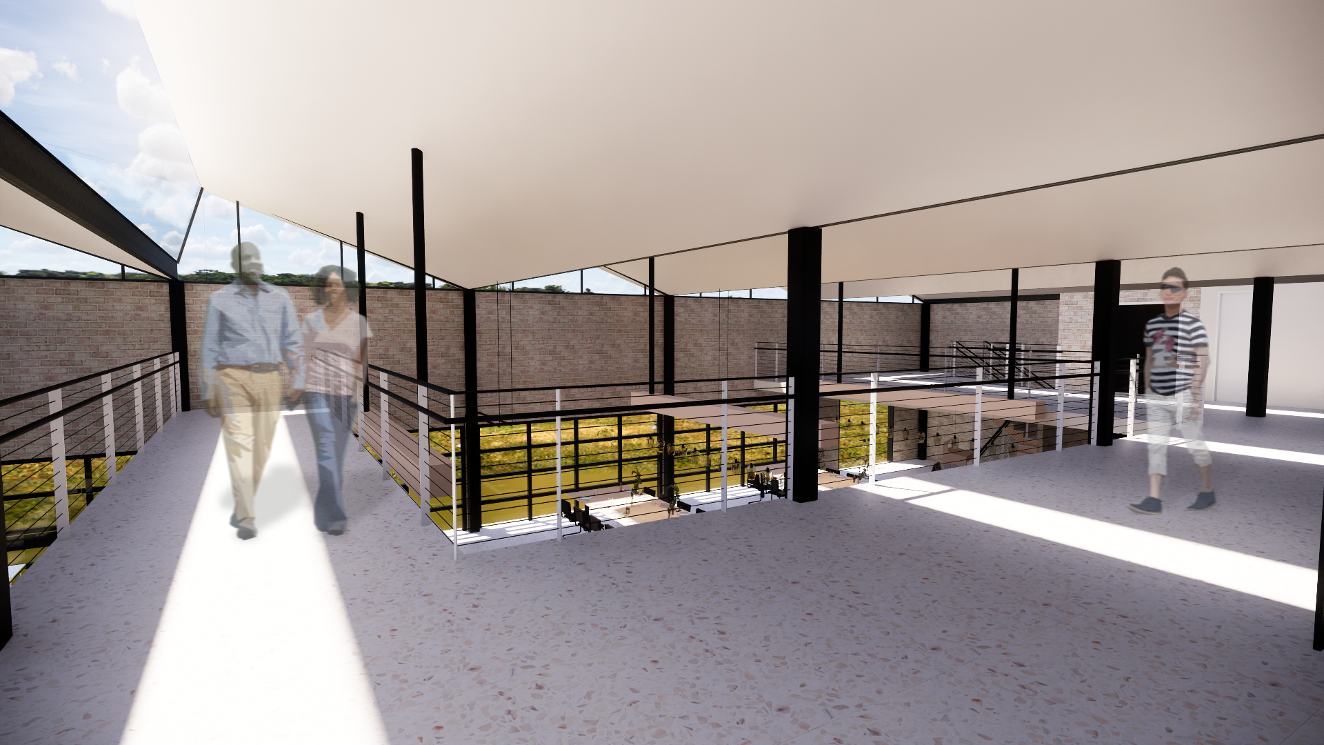 CULINARY SCHOOL 2ND FLOOR WALKWAYS