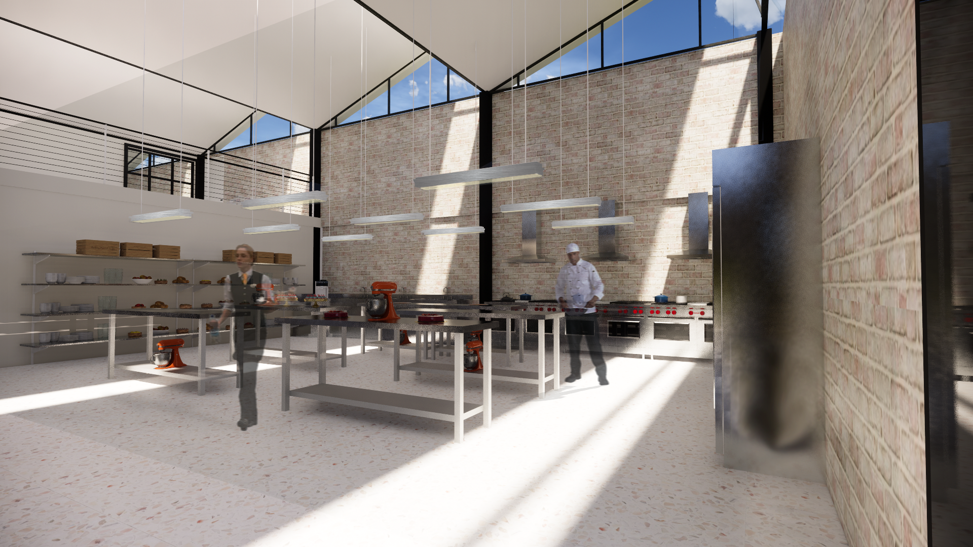 CULINARY SCHOOL 1ST FLOOR TEACHING KITCHEN
