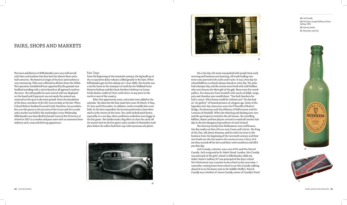 Matty Gaffney. Life Recorded Book Design 2010