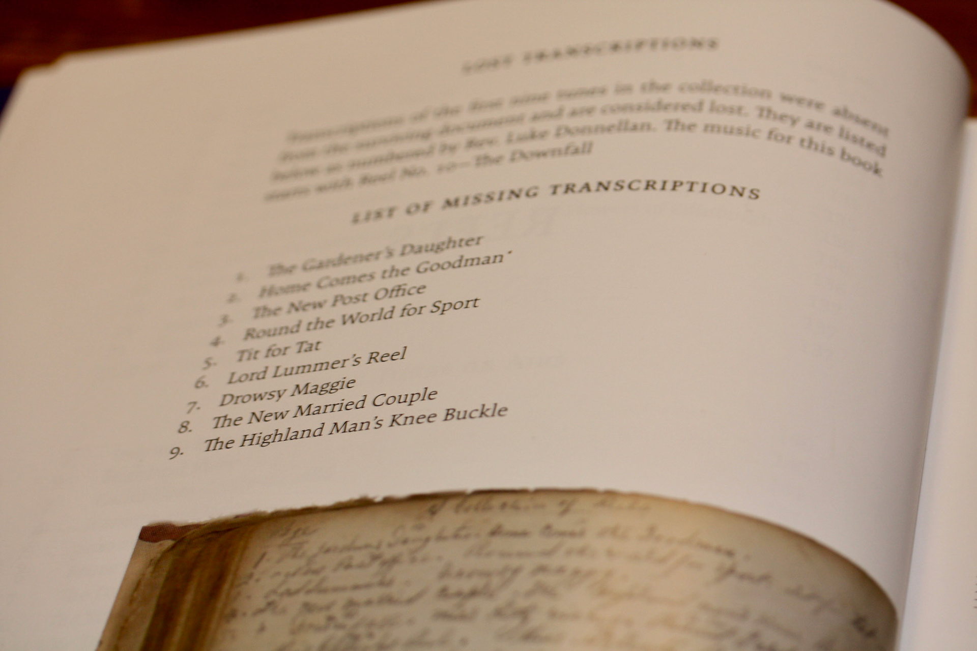 Gerry O'Connor Music Book Design 2018