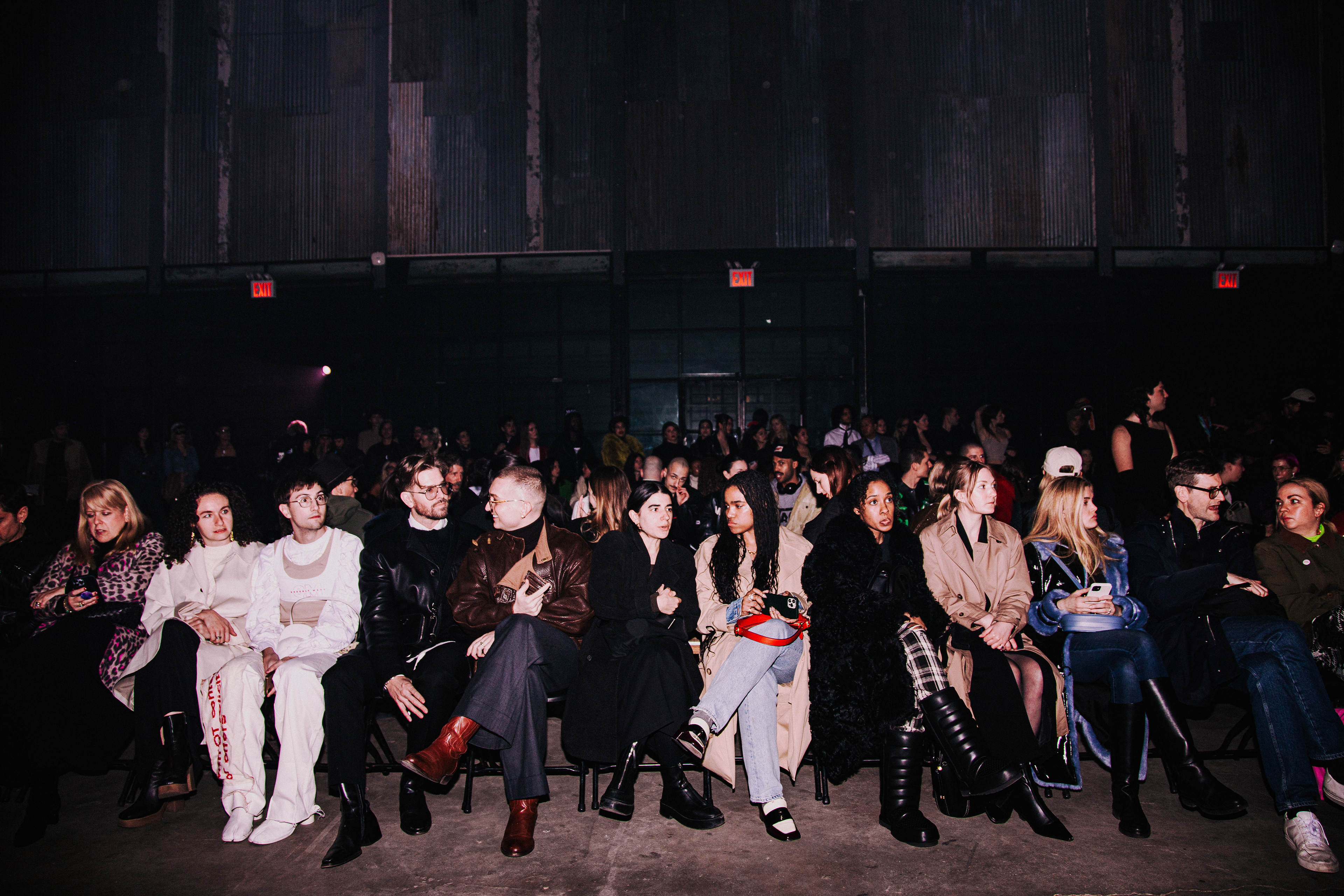FRONT ROW at ELENA VELEZ