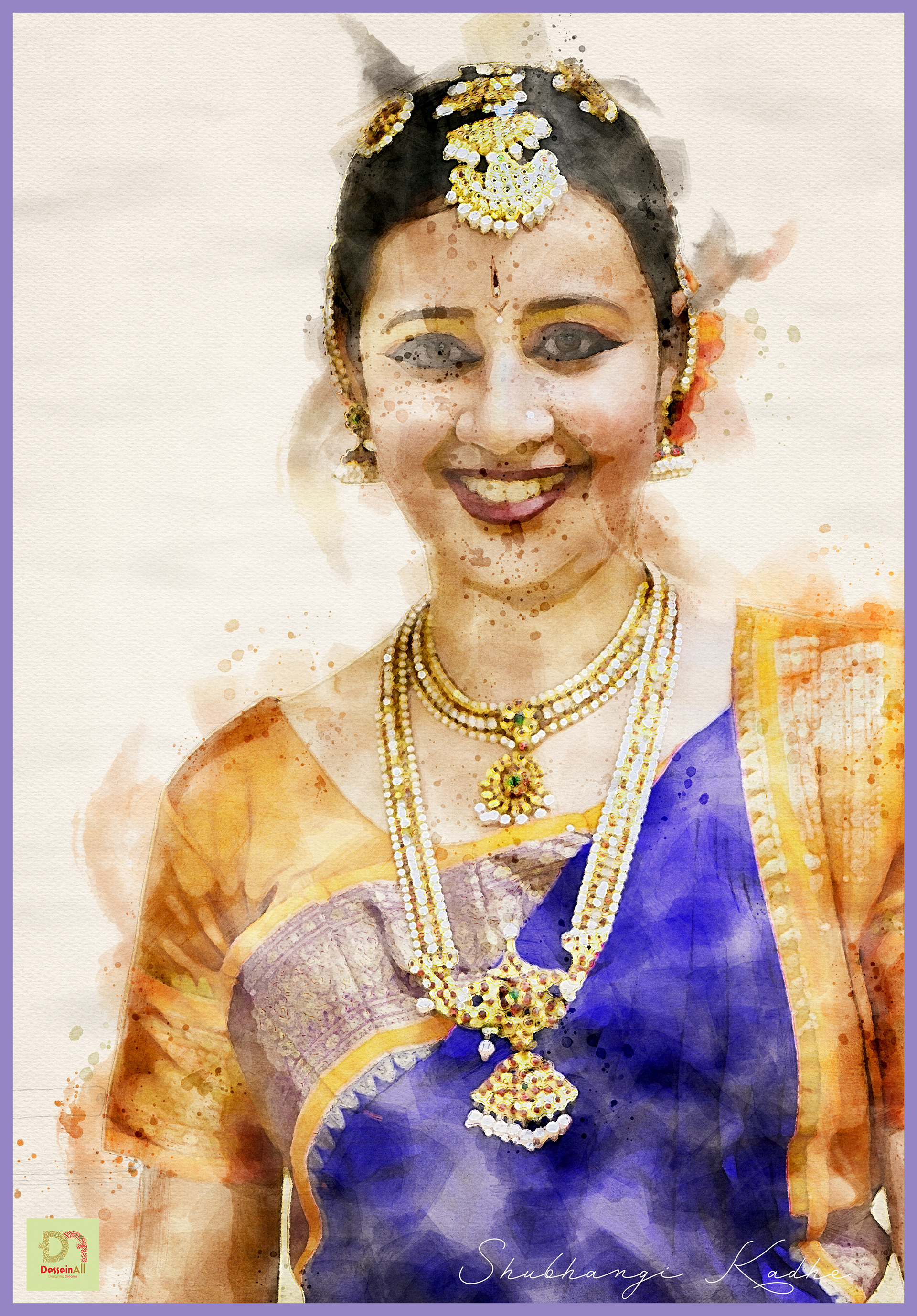 Photoshop Watercolor Effect - Dancer