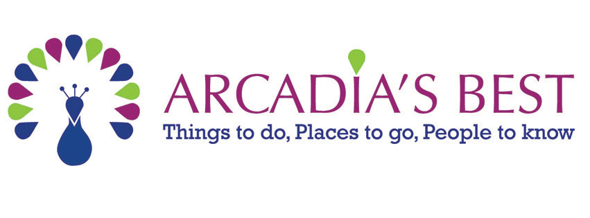 Arcadia's Best new logo.New logo for the website. Concept: Peacock has been used as it is the official bird of the city f Arcadia. Color palette: Peacock colors