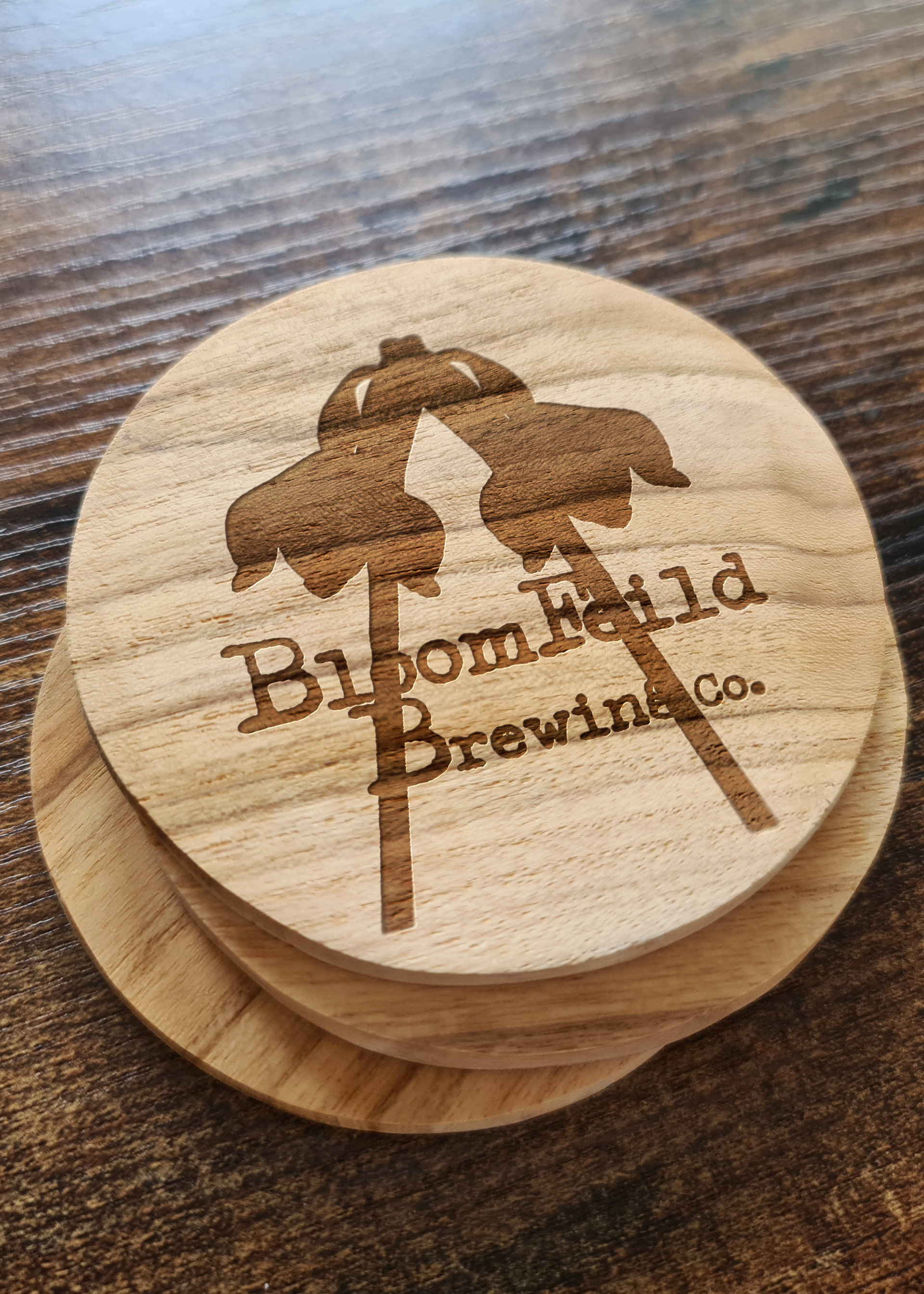 Wooden coasters