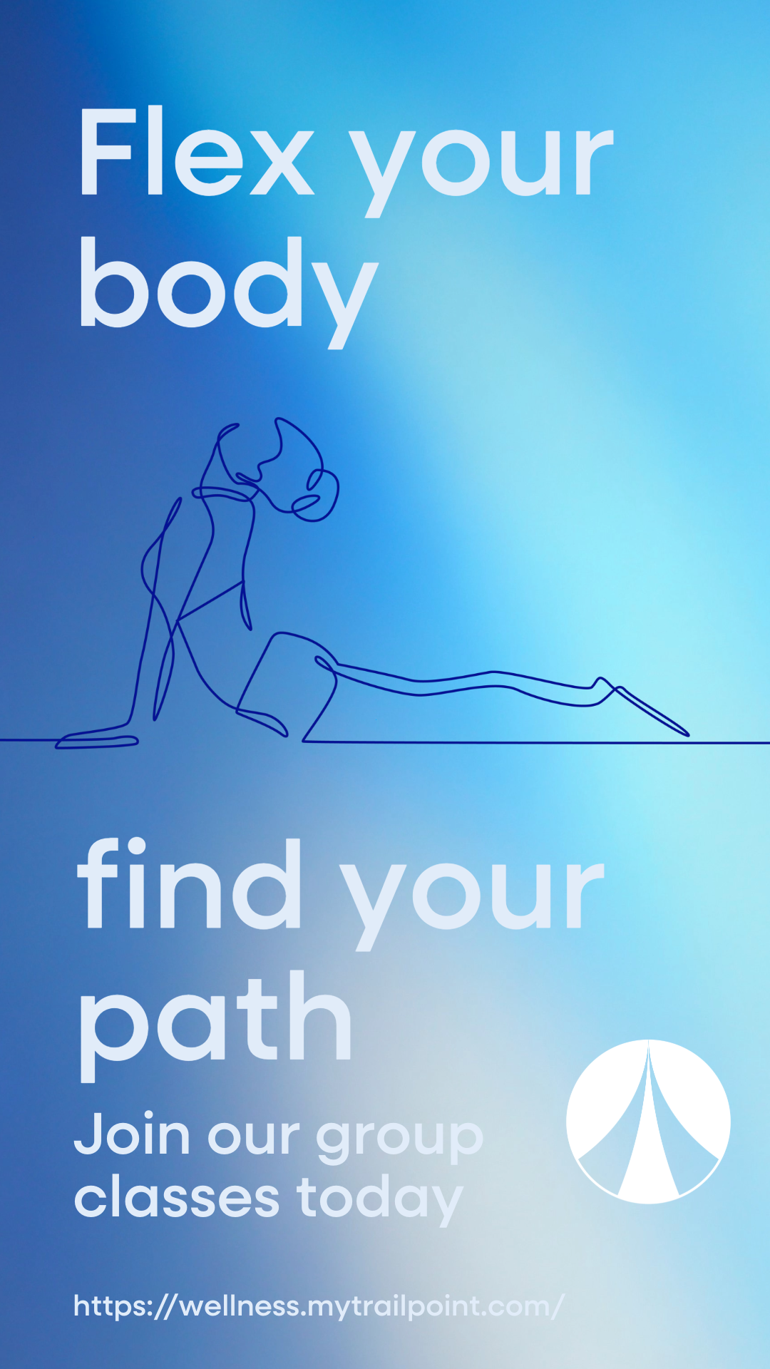 yoga group fitness post